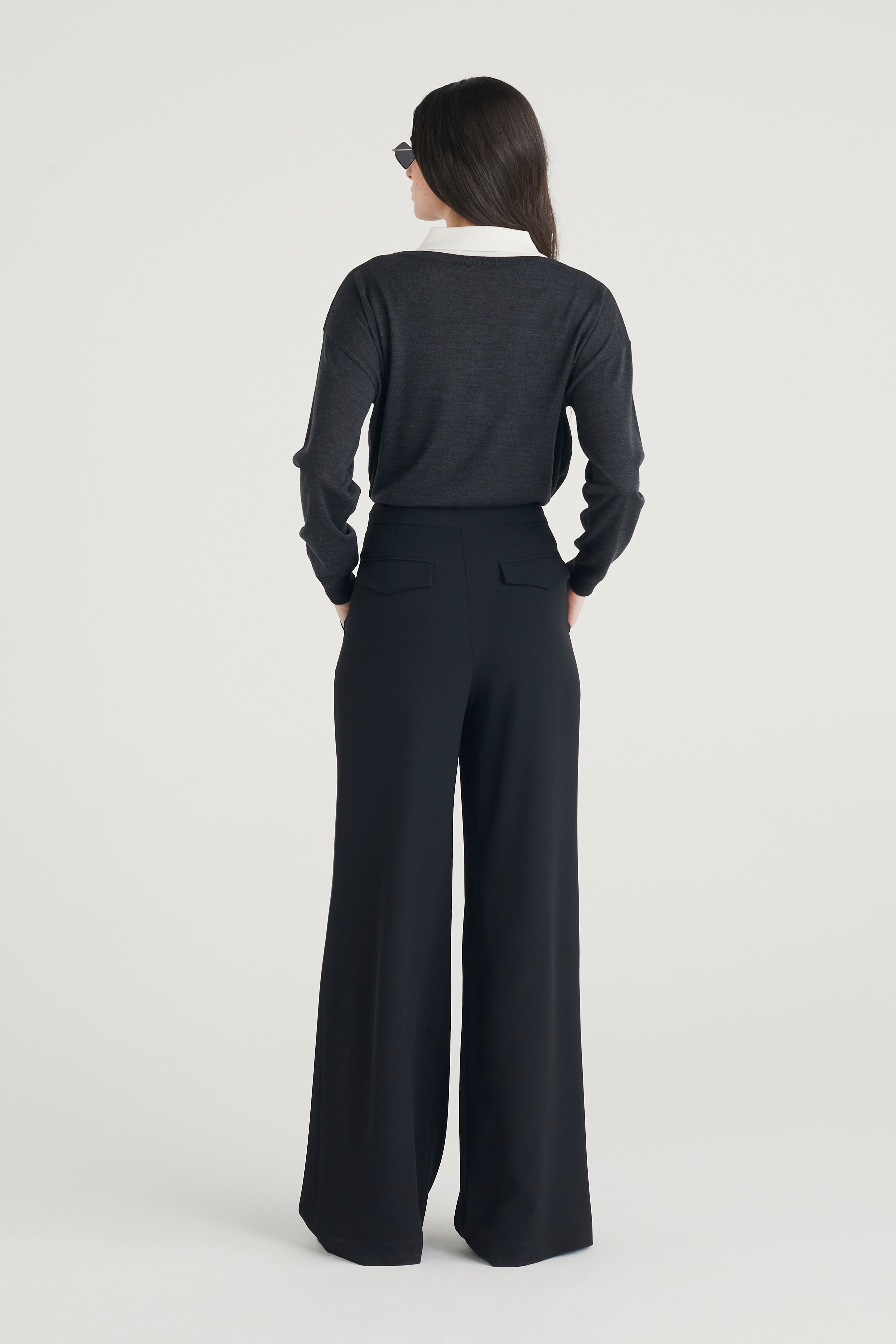 Pantalone in crepe