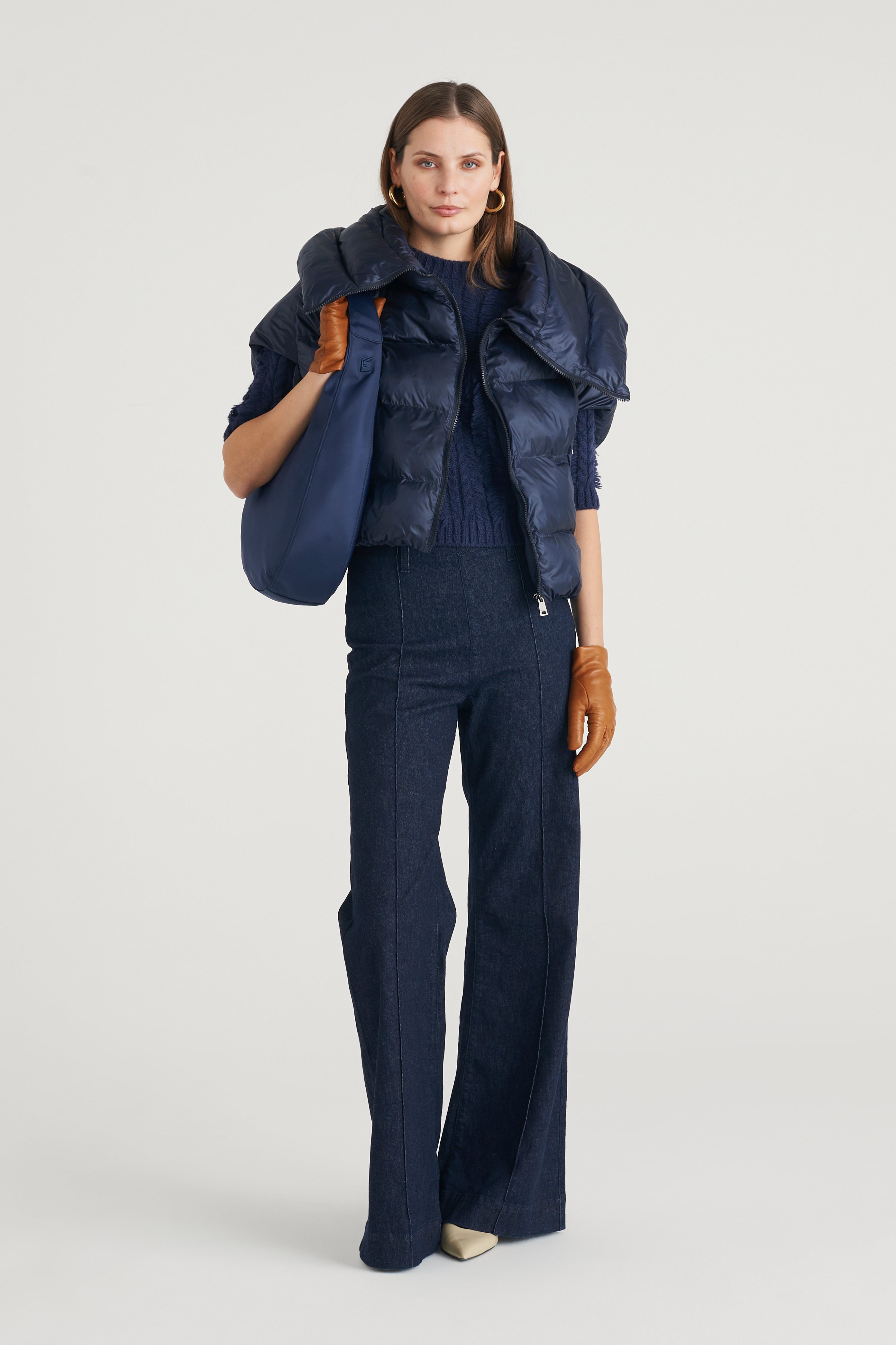 Pantalone ampio in denim