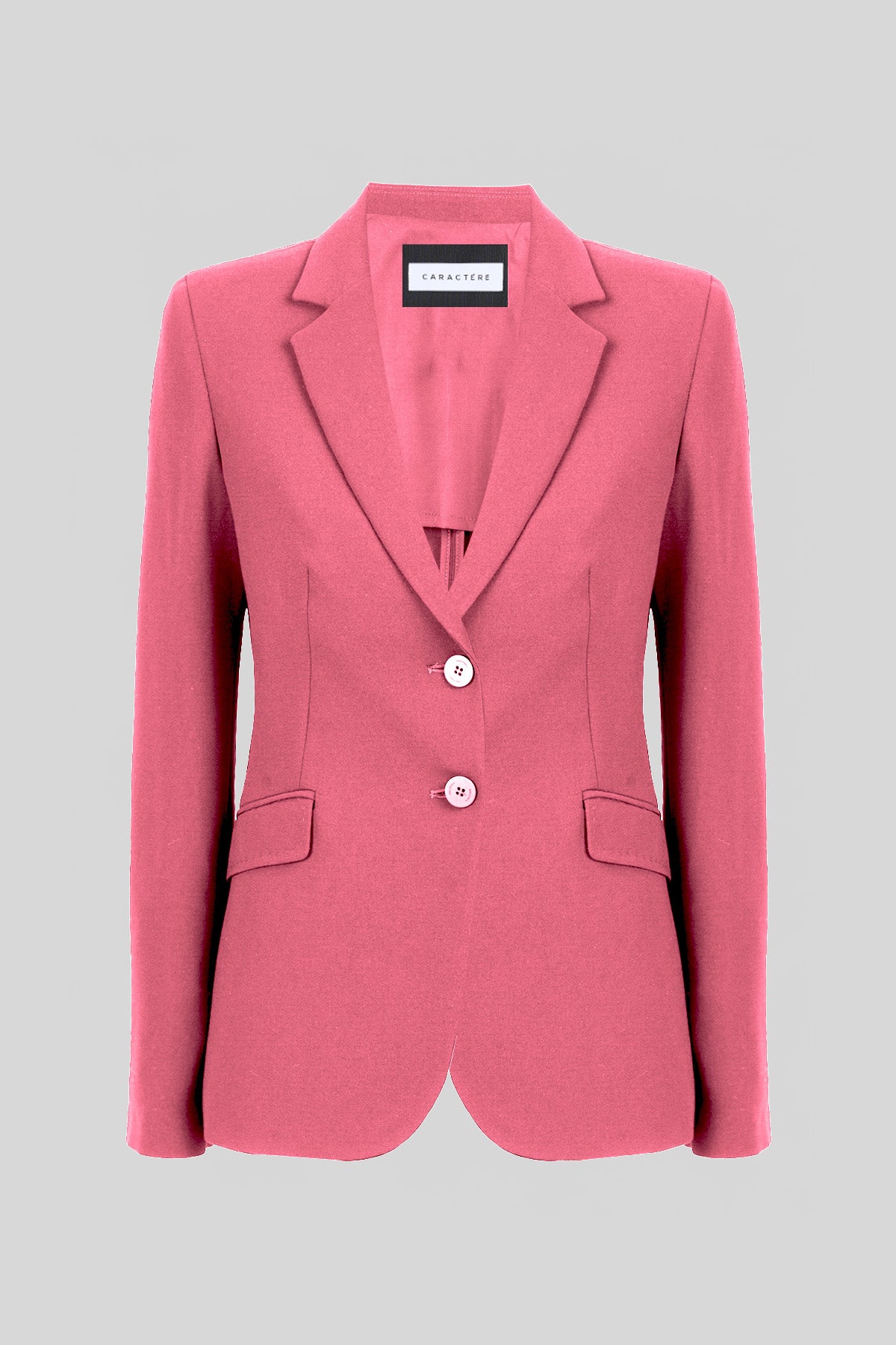 Blazer monopetto in crepe
