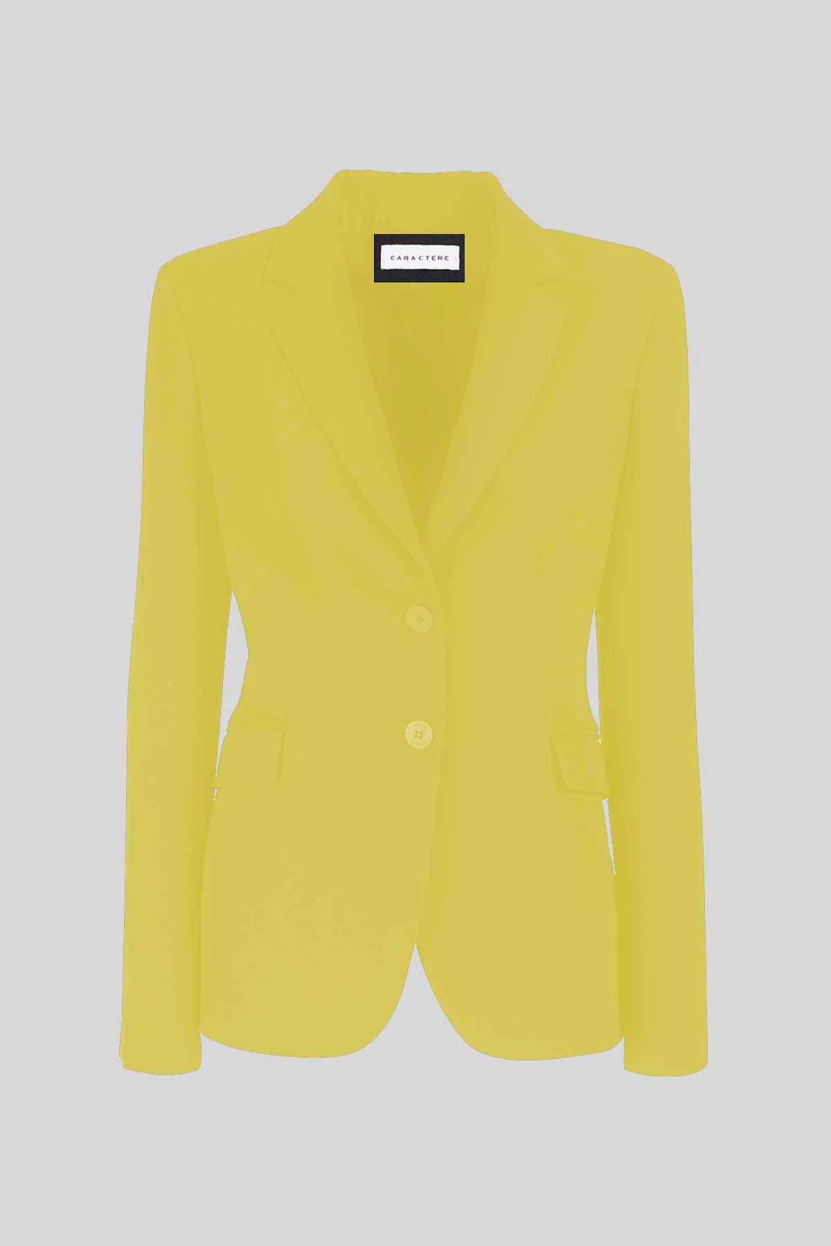 Blazer monopetto in crepe