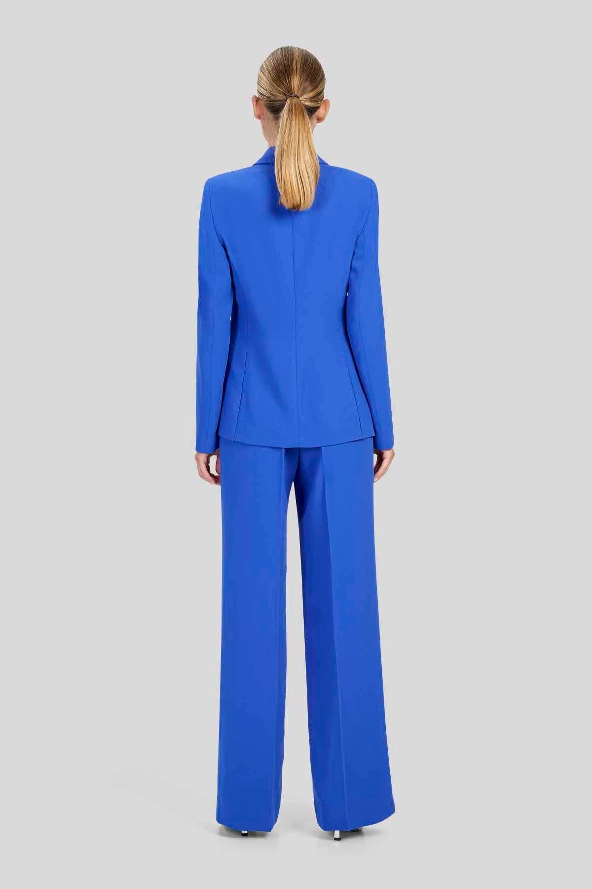 Blazer monopetto in crepe