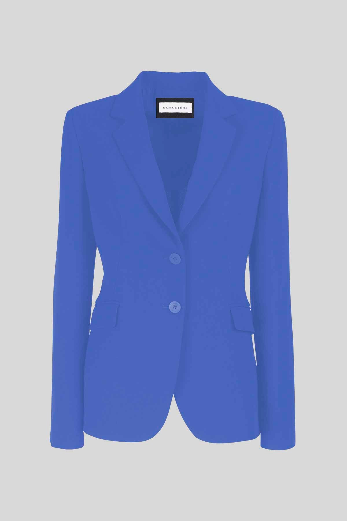 Blazer monopetto in crepe