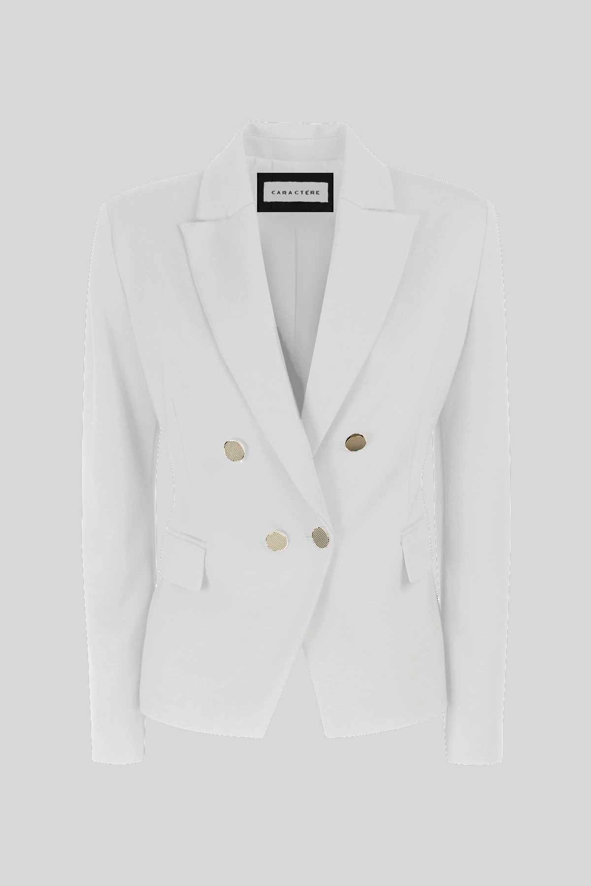 Blazer doppiopetto in jersey punto Milano