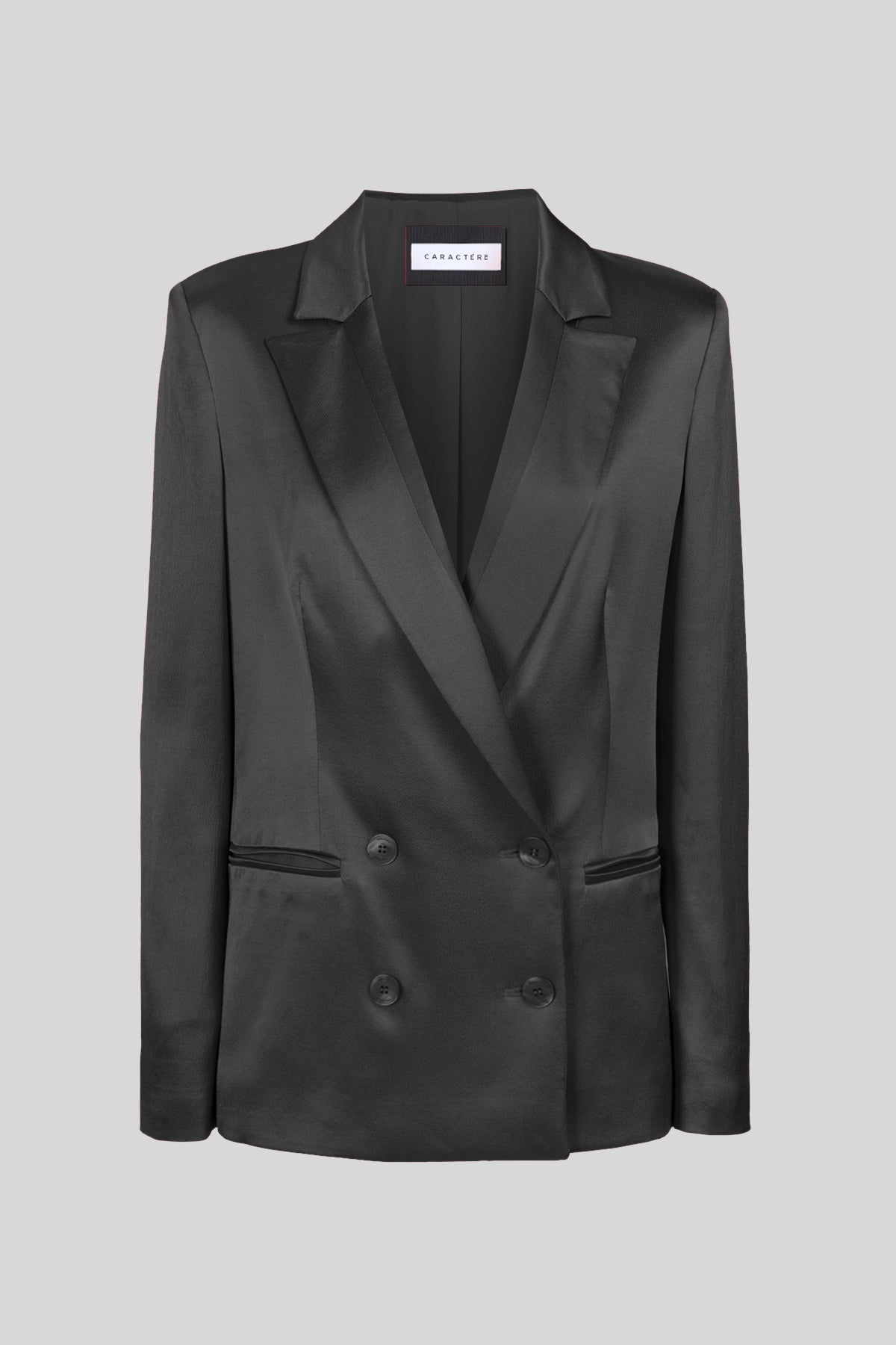 Blazer in raso stretch