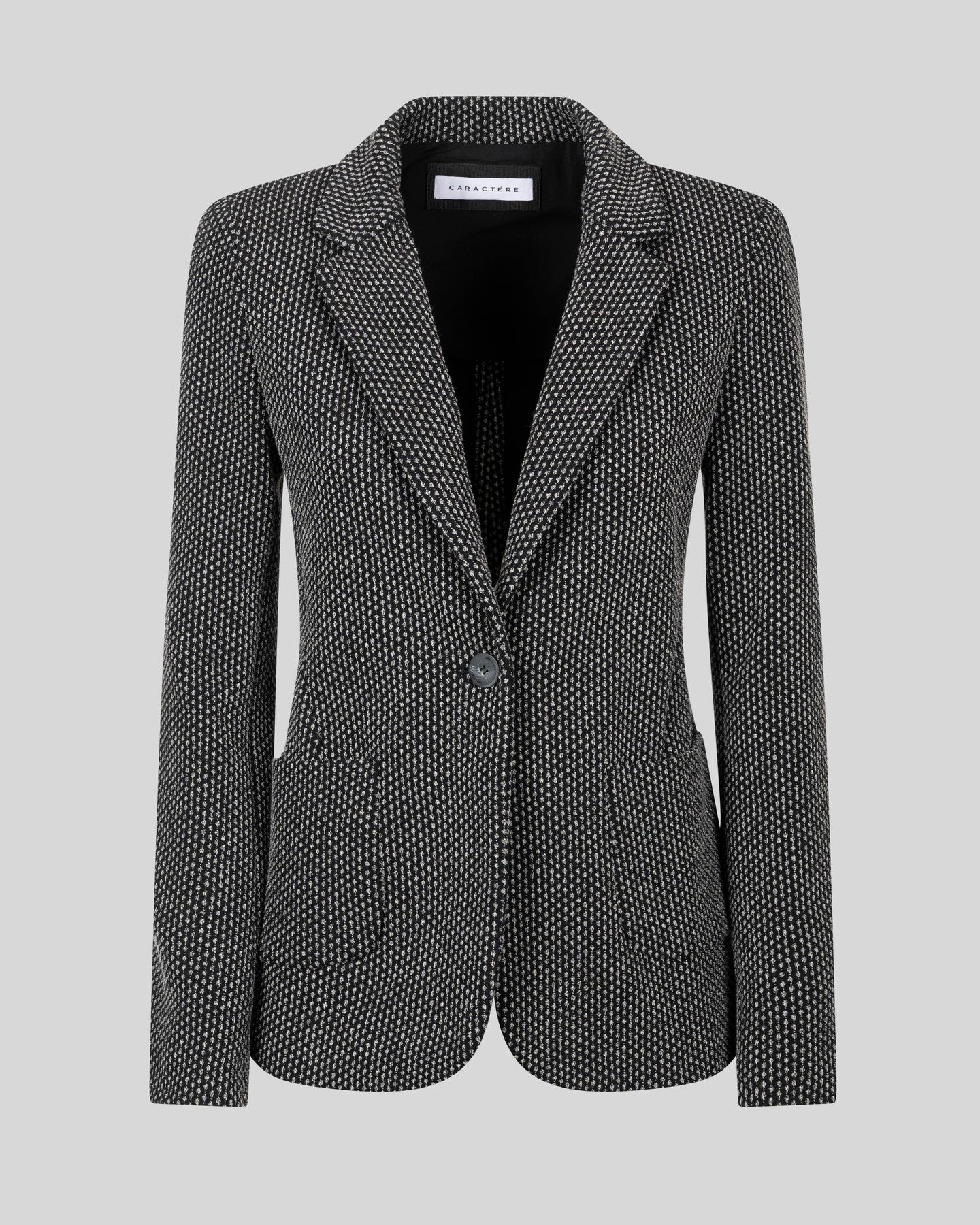 Giacca in jersey jacquard