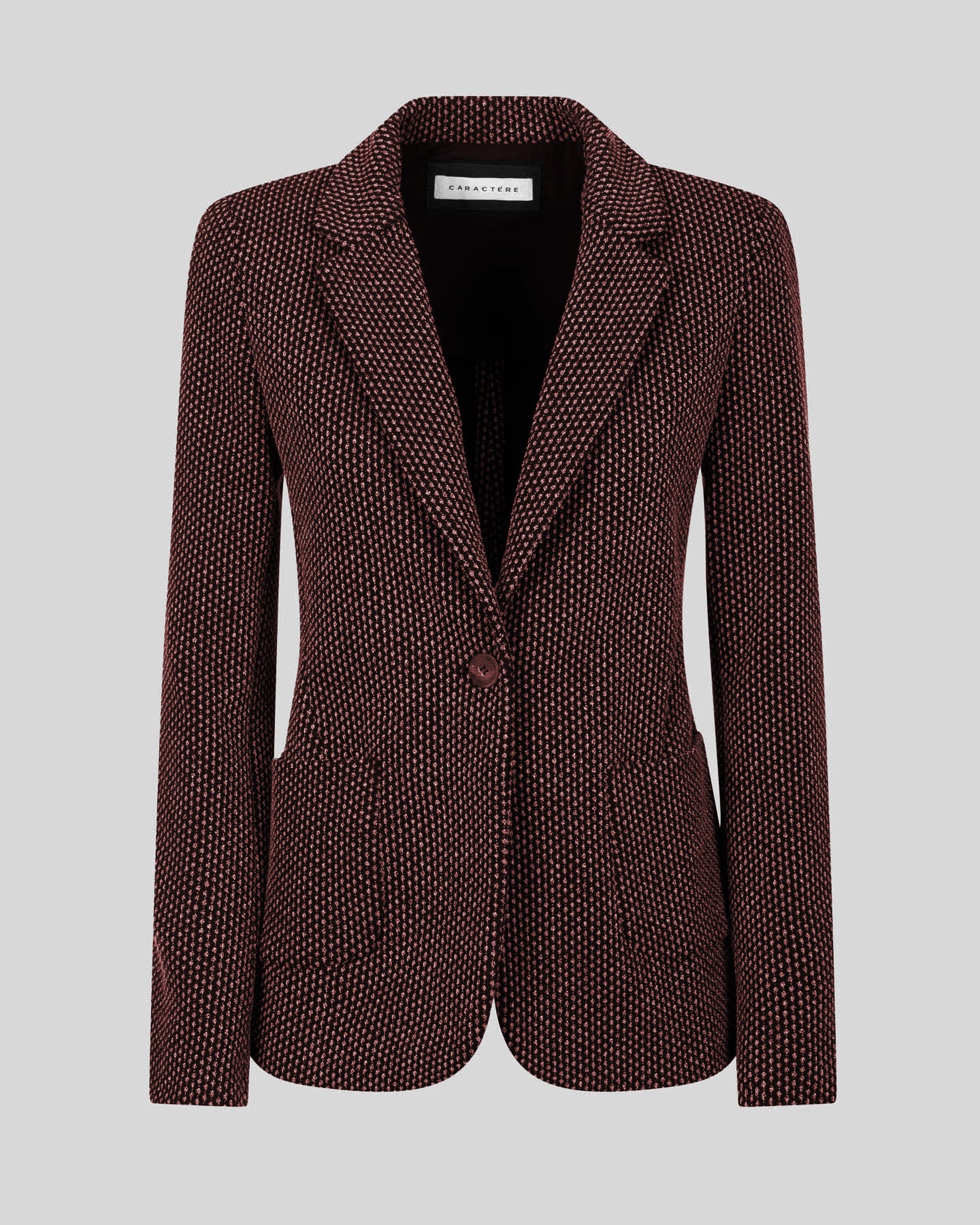 Giacca in jersey jacquard