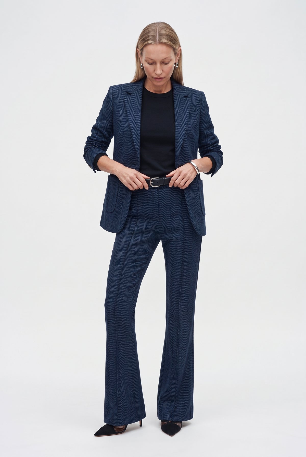 Tailleur In Punto Milano Jacquard