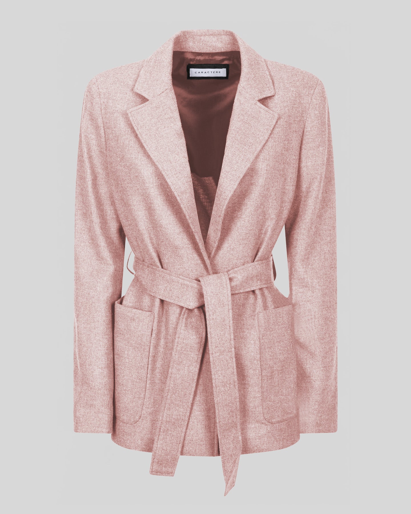 Giacca con tasche e cintura