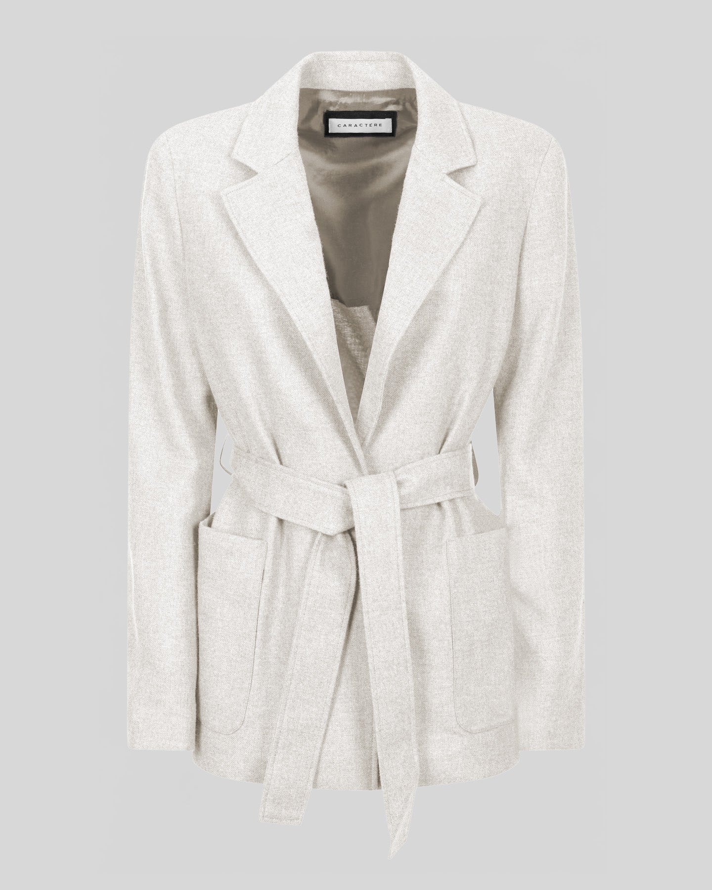 Giacca con tasche e cintura