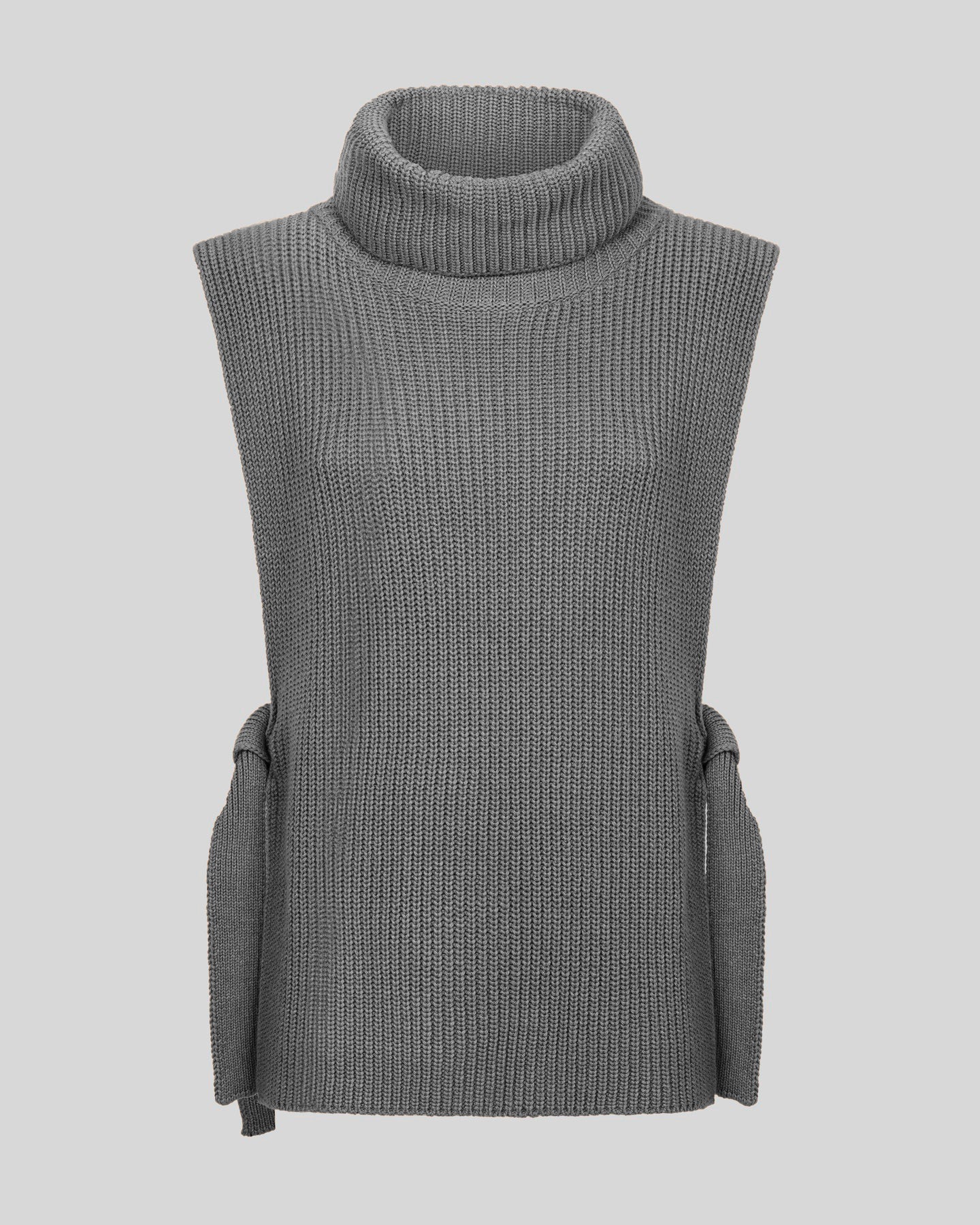 Gilet con collo alto