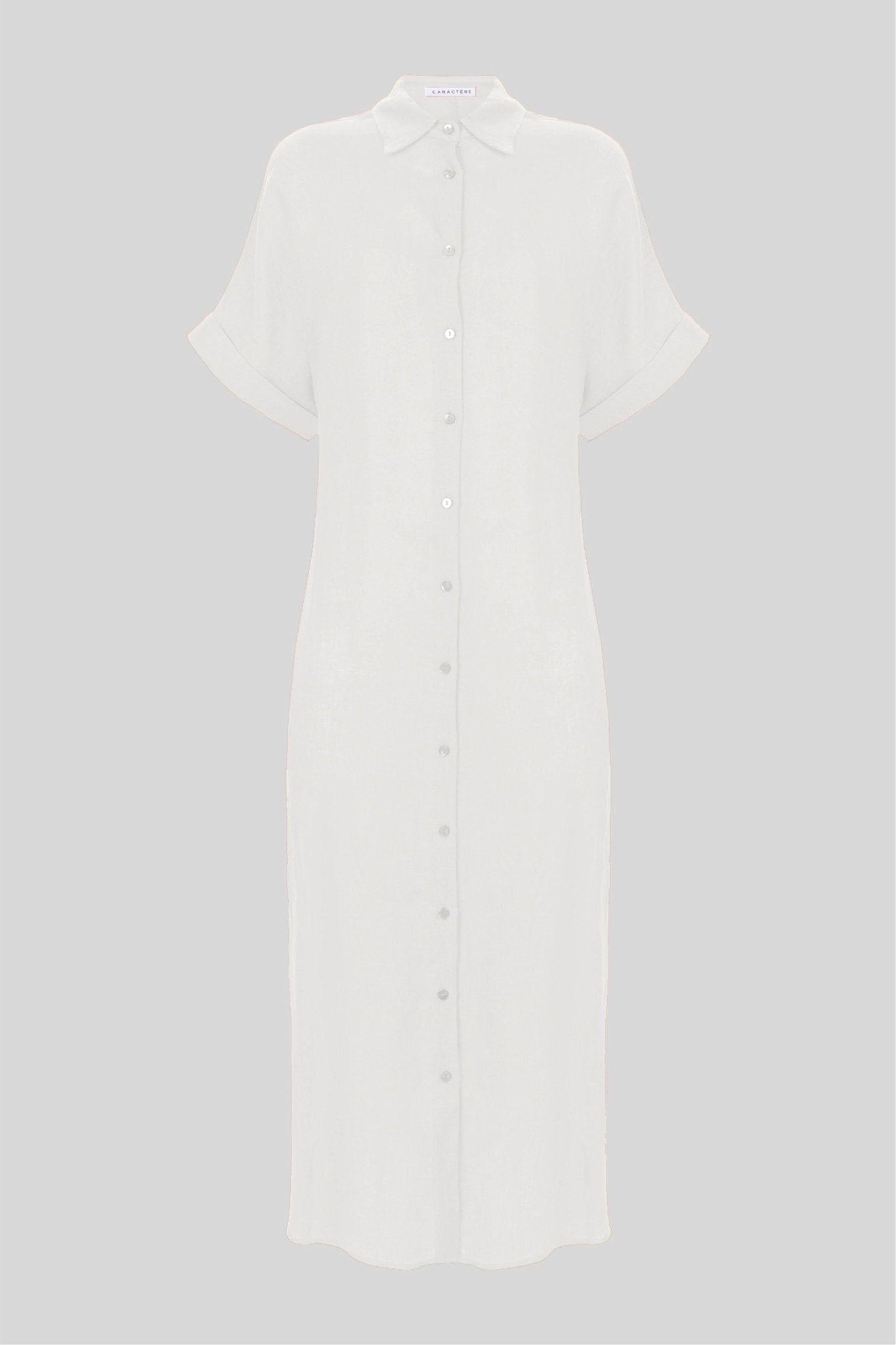 Abito camicia in lino - Caractère