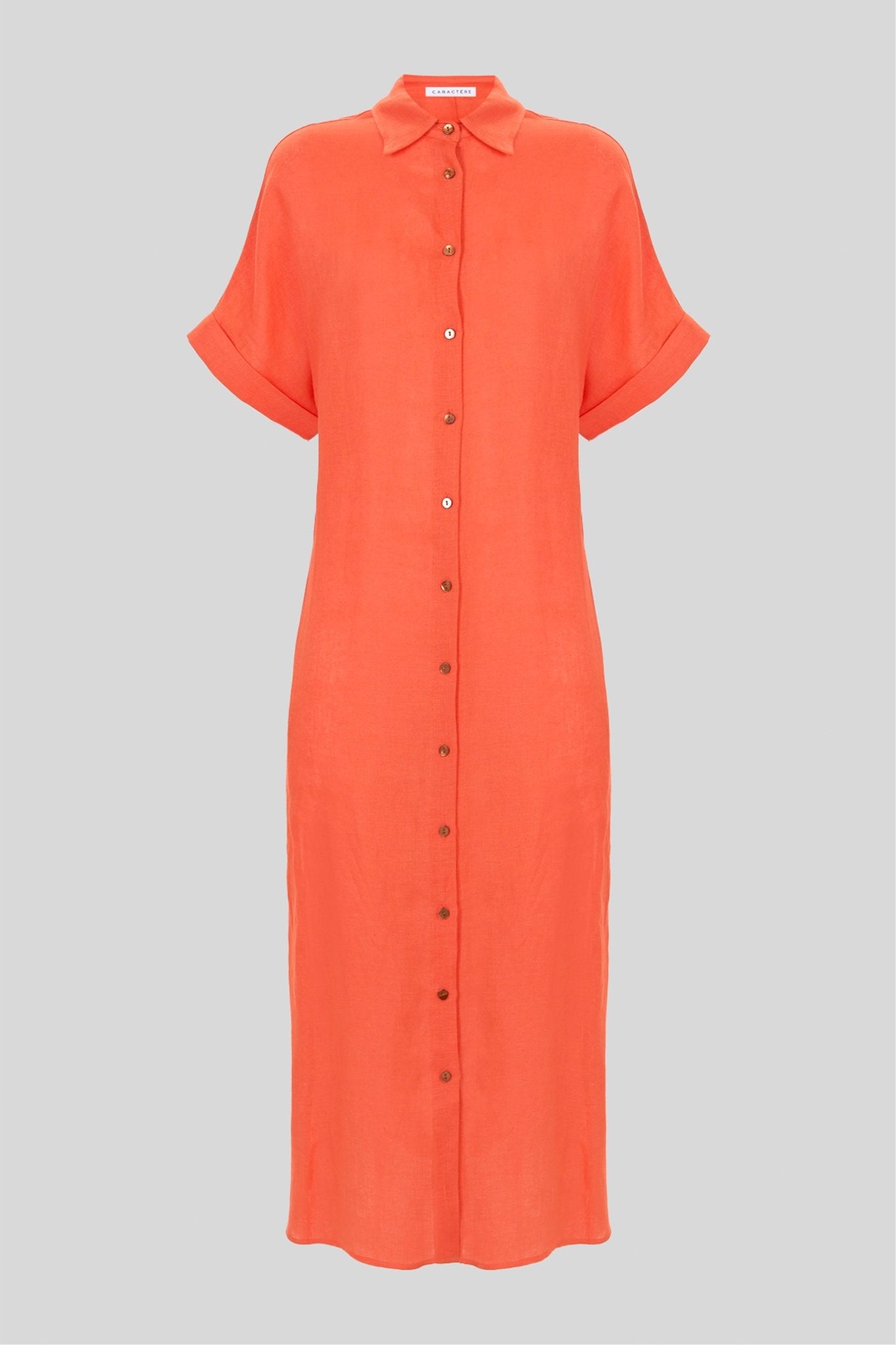 Abito camicia in lino - Caractère