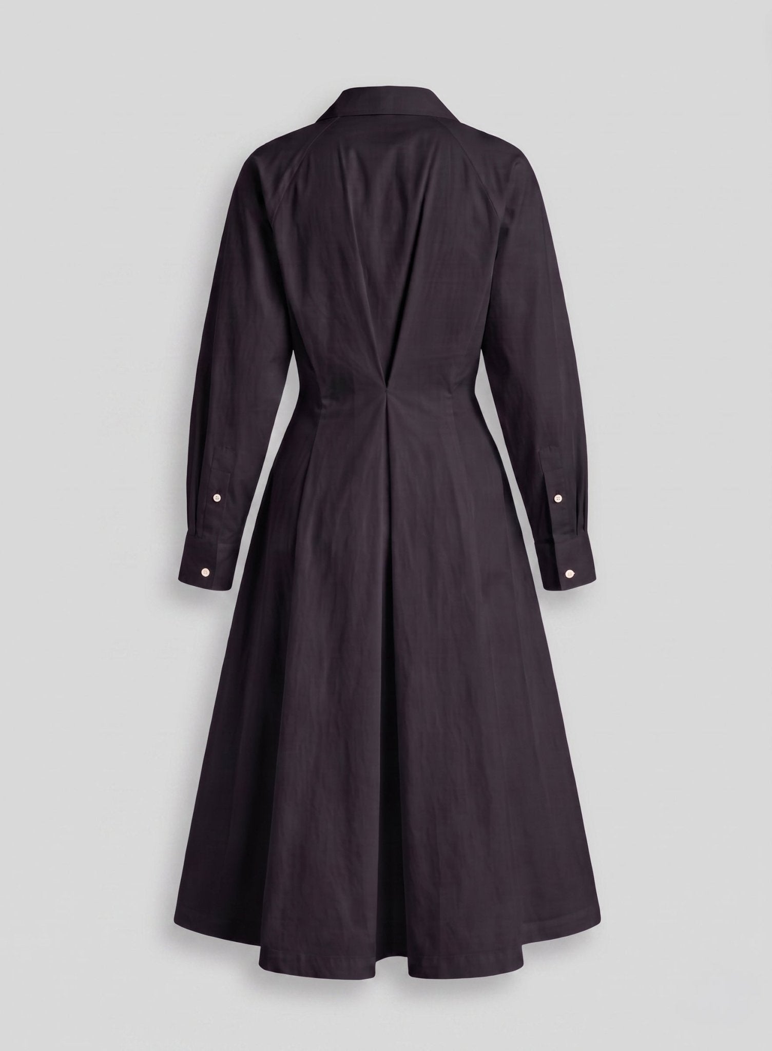 Abito Chemisier Midi in Cotone con Cintura - Caractère