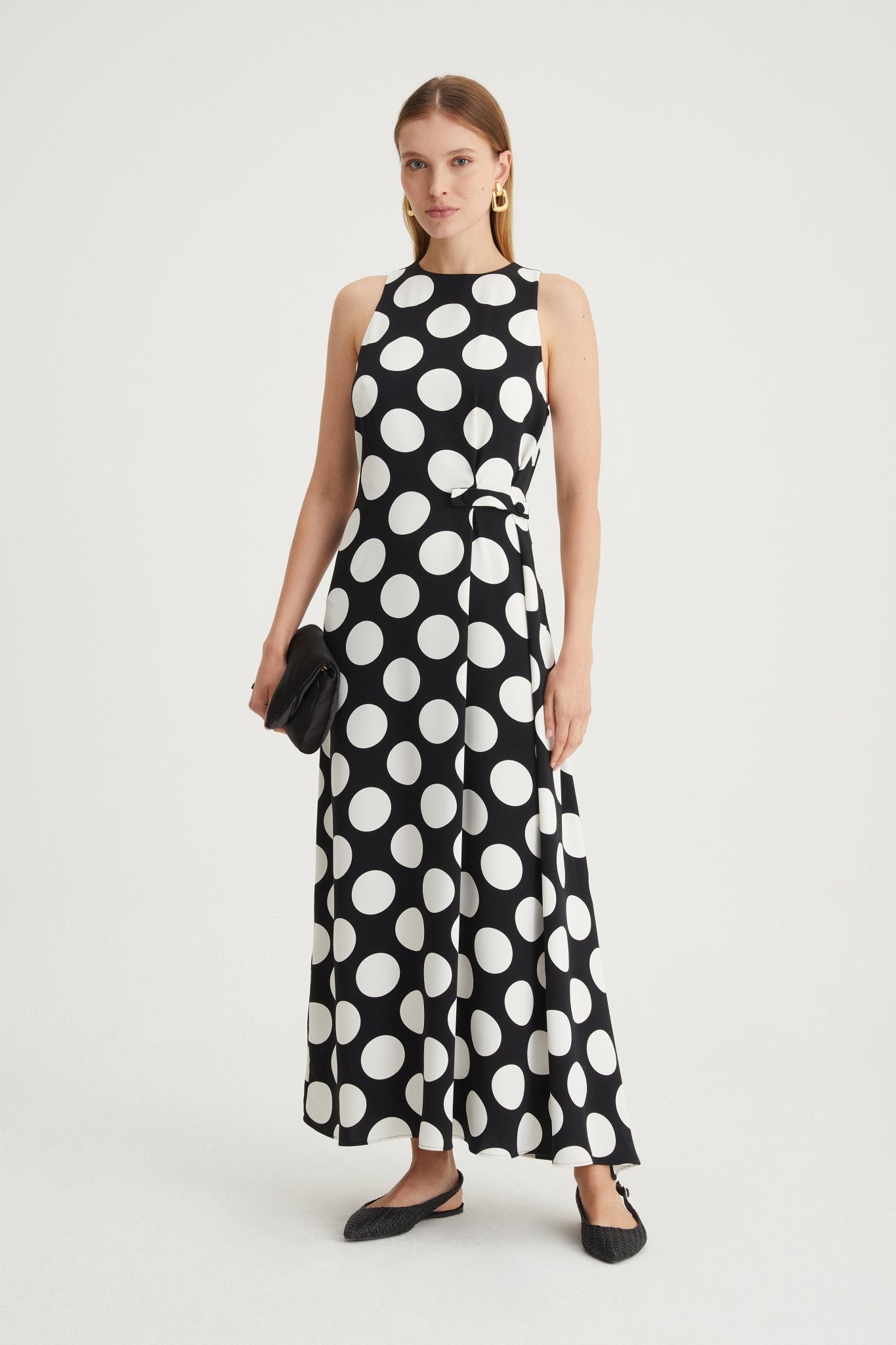 Abito lungo a pois - Caractère
