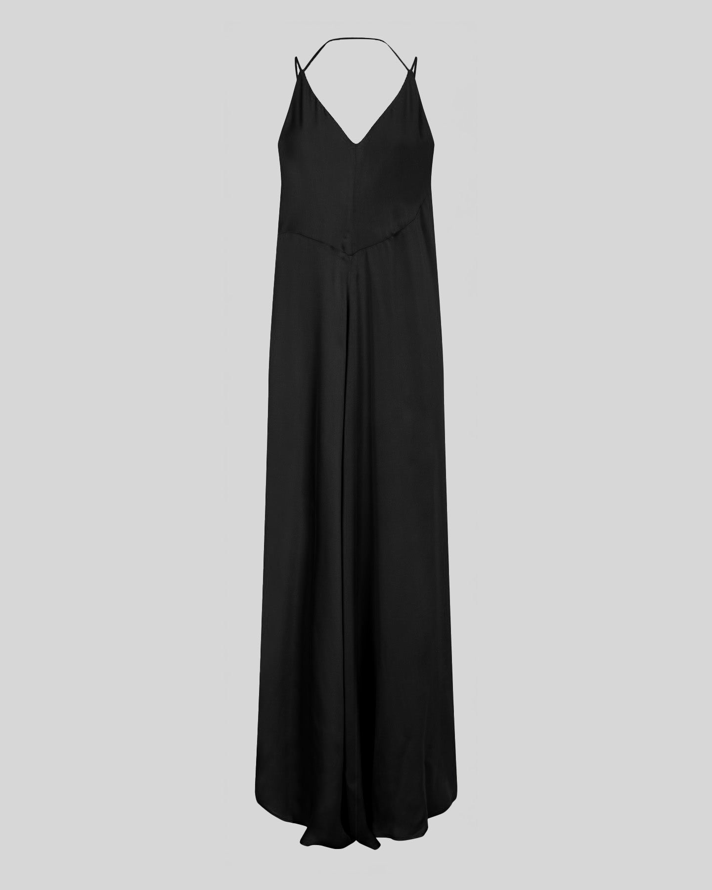 Abito lungo elegante con scollo profondo e spalline sottili - Caractère