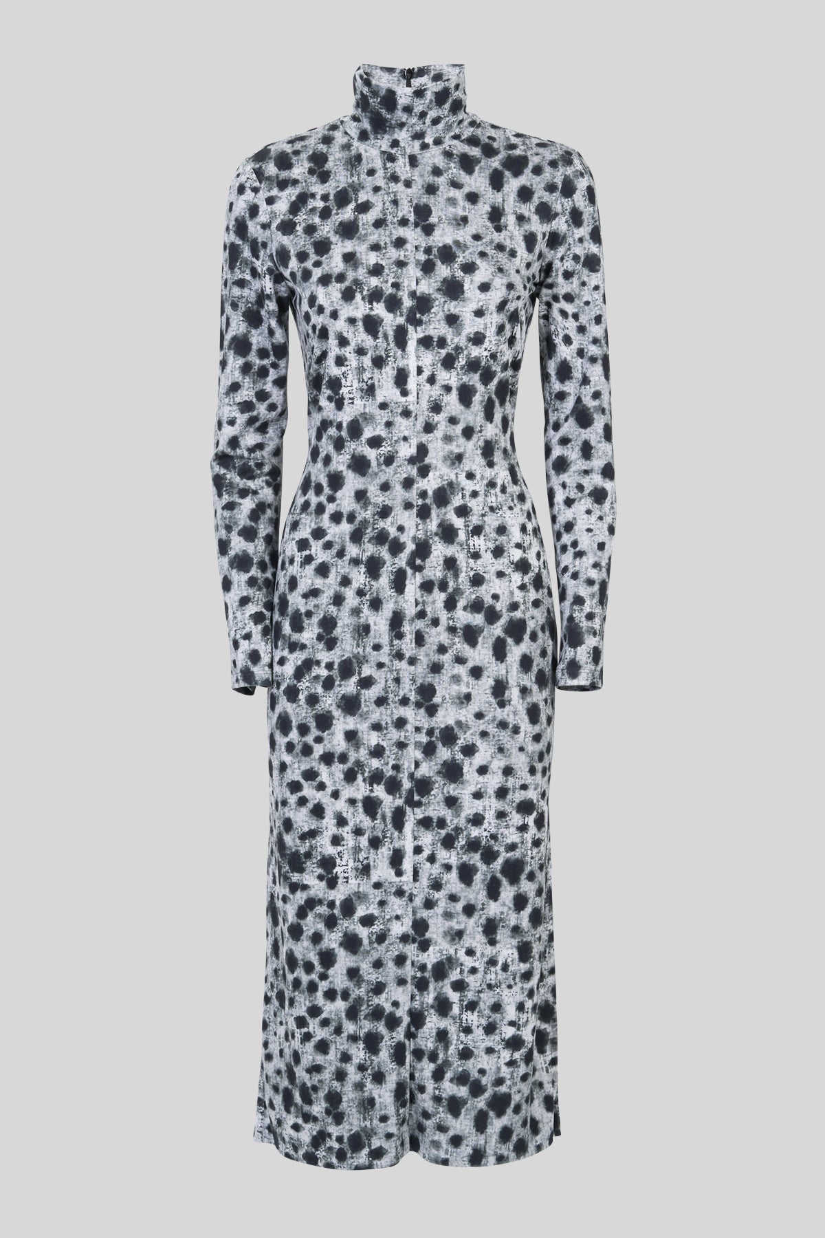 Abito lungo in jersey stampato - Caractère