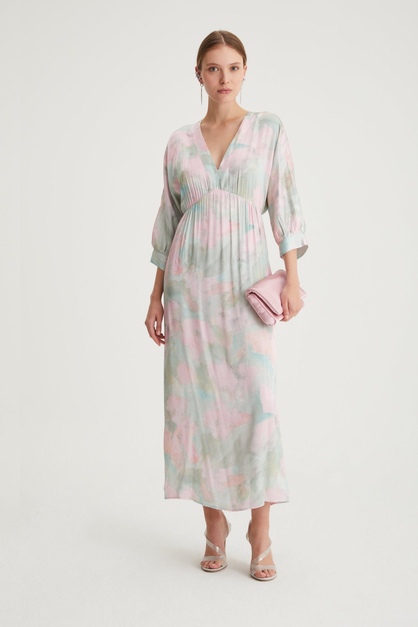 Abito lungo in raso - Caractère