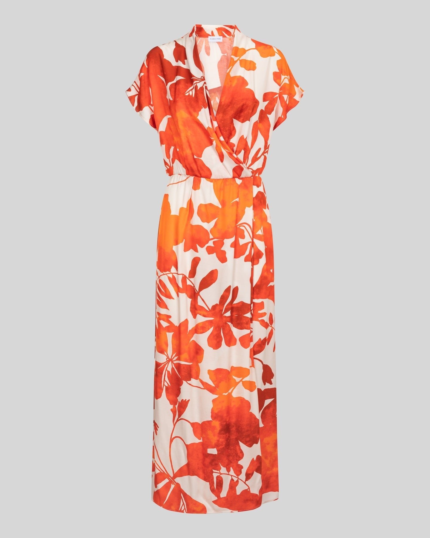 Abito Midi Donna in Viscosa con Stampa Floreale - Caractère