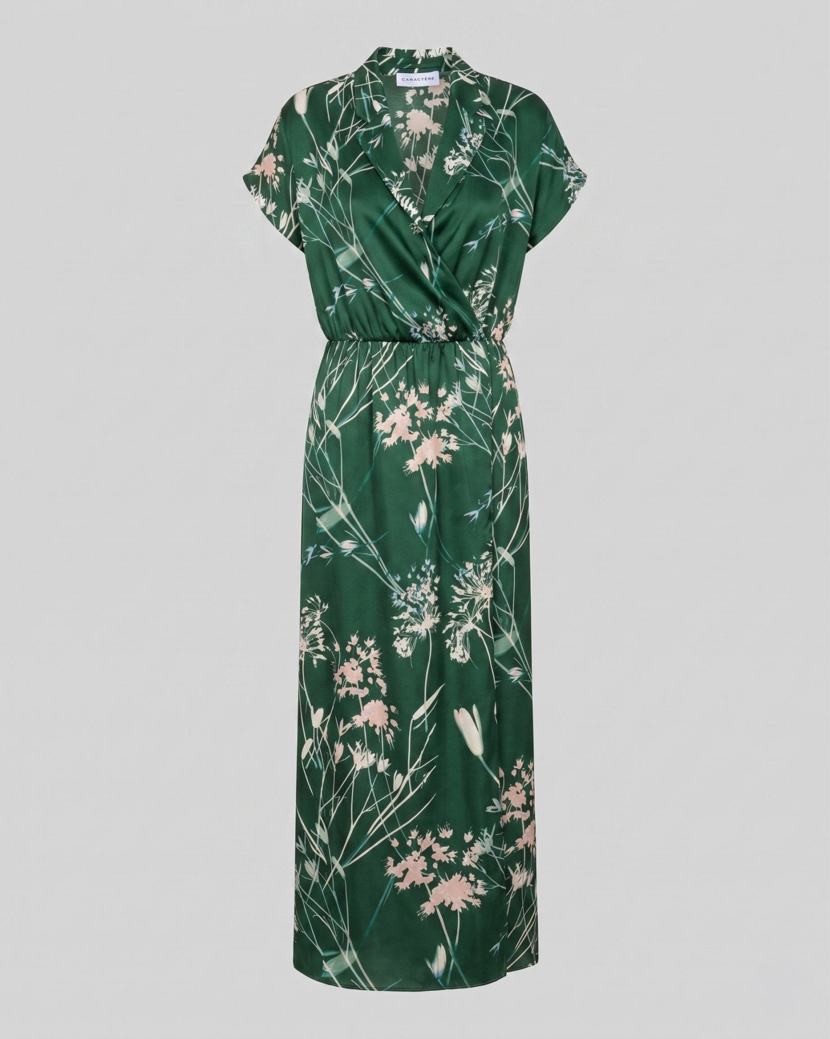 Abito Midi Donna in Viscosa con Stampa Floreale - Caractère