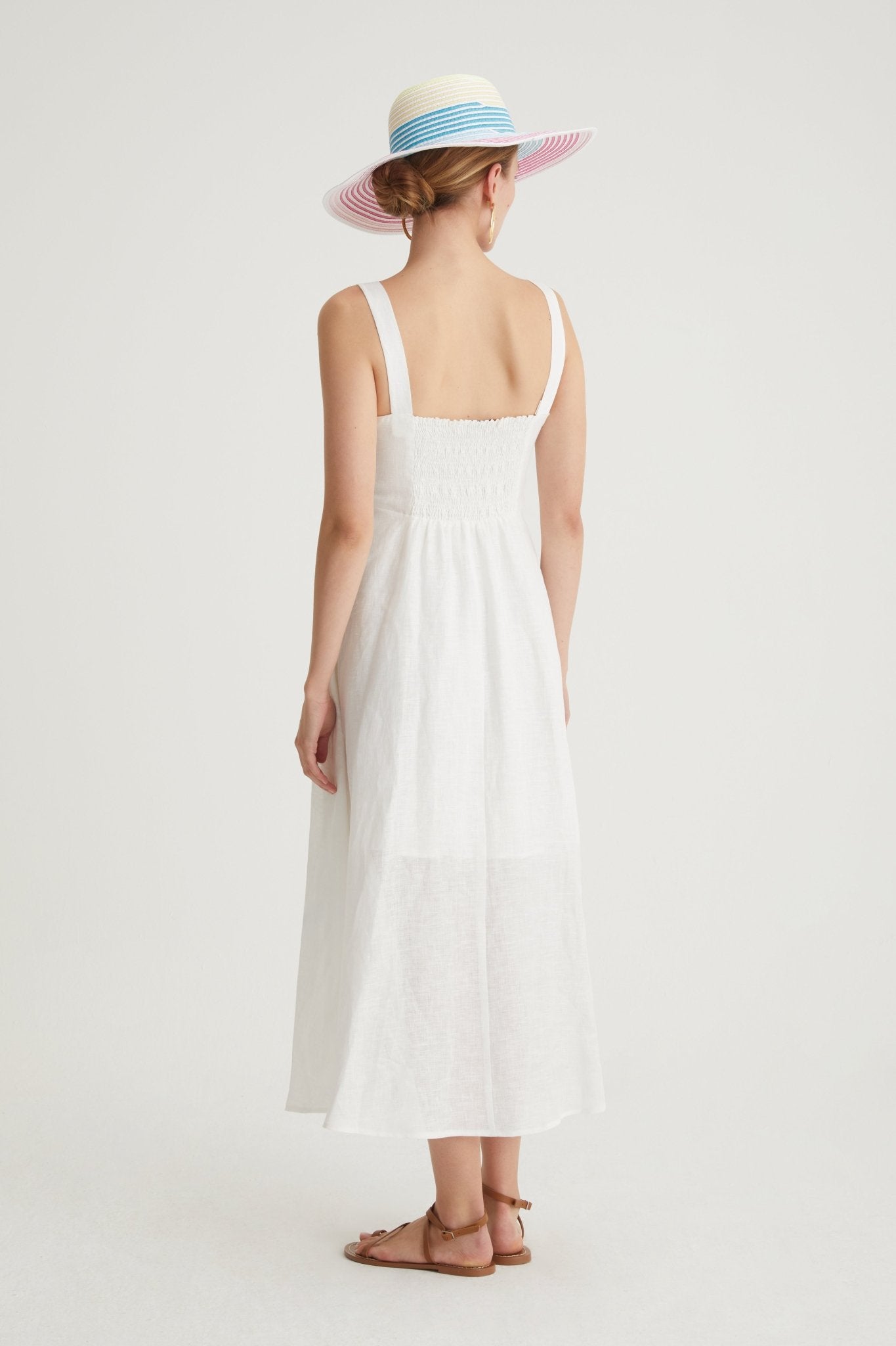 Abito midi in lino - Caractère