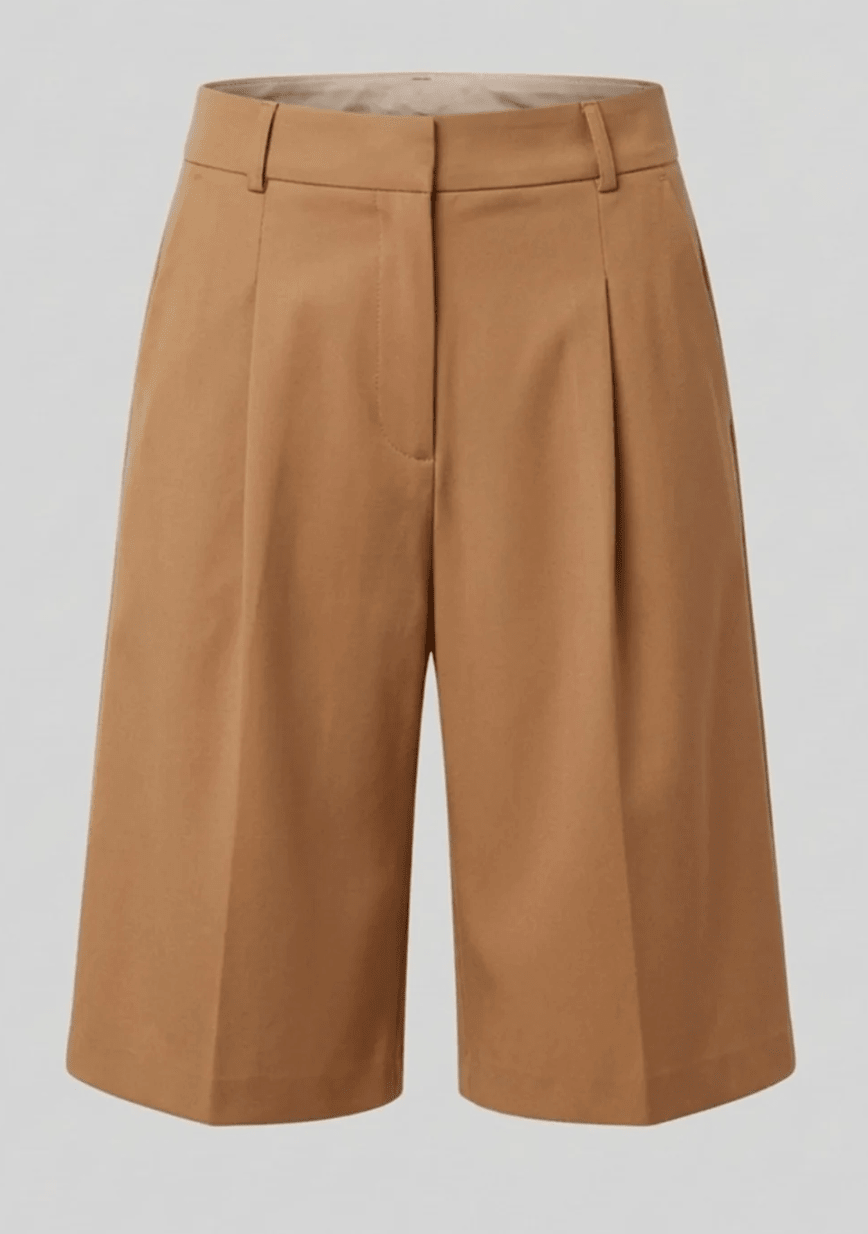 Bermuda eleganti in lino cotone - Caractère