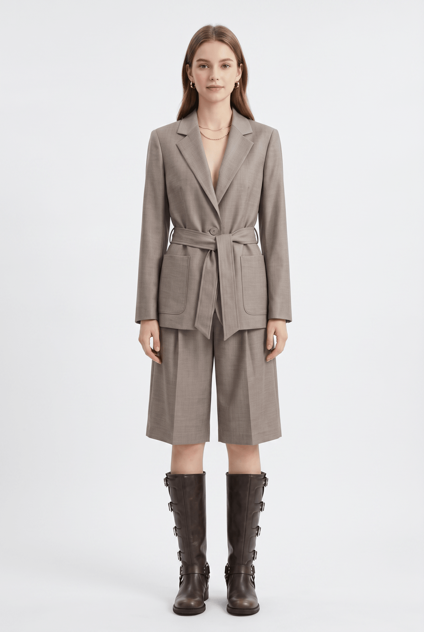 Bermuda Sartoriale in misto viscosa - Caractère