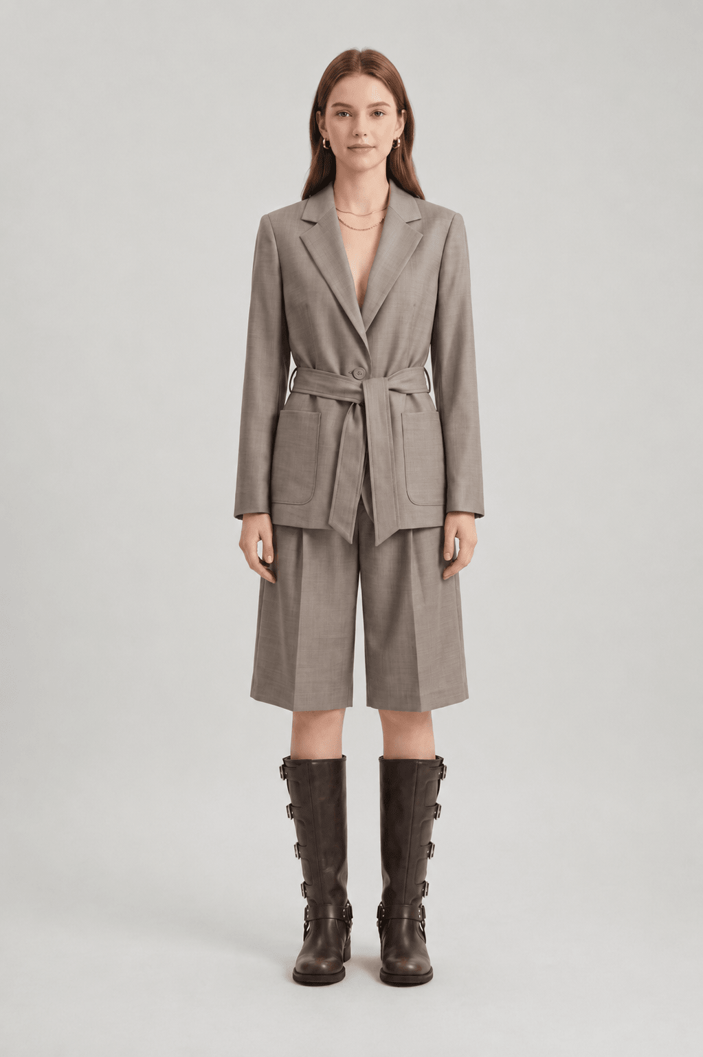 Bermuda Sartoriale in misto viscosa - Caractère