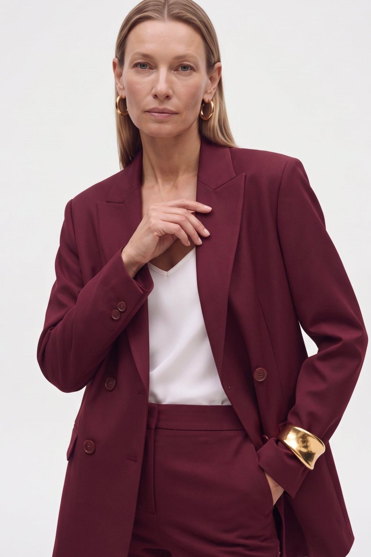 Blazer Doppiopetto Collo A Lancia - Caractère