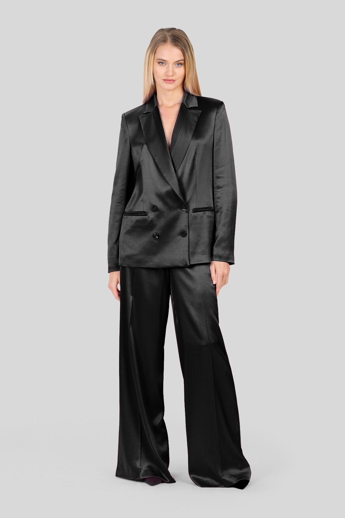 Blazer in raso stretch - Caractère