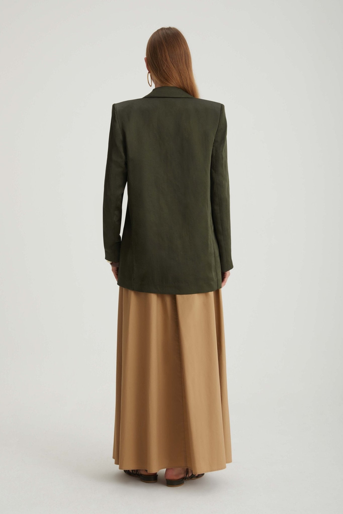 Blazer in twill di lino e viscosa - Caractère