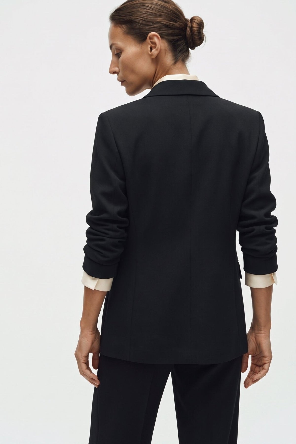 Blazer monopetto in crepe - Caractère