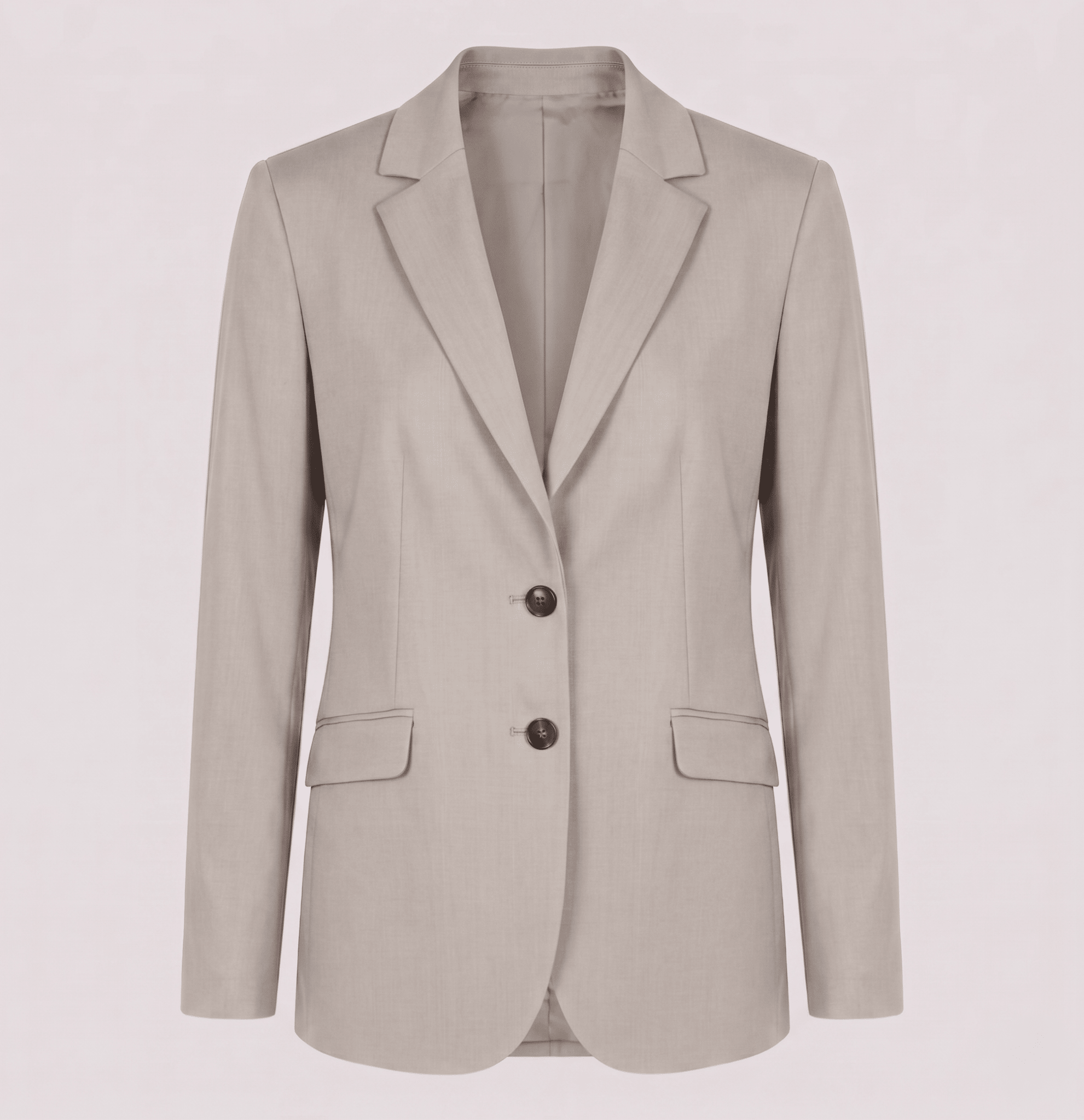 Blazer monopetto sartoriale con tasche con pattina - Caractère