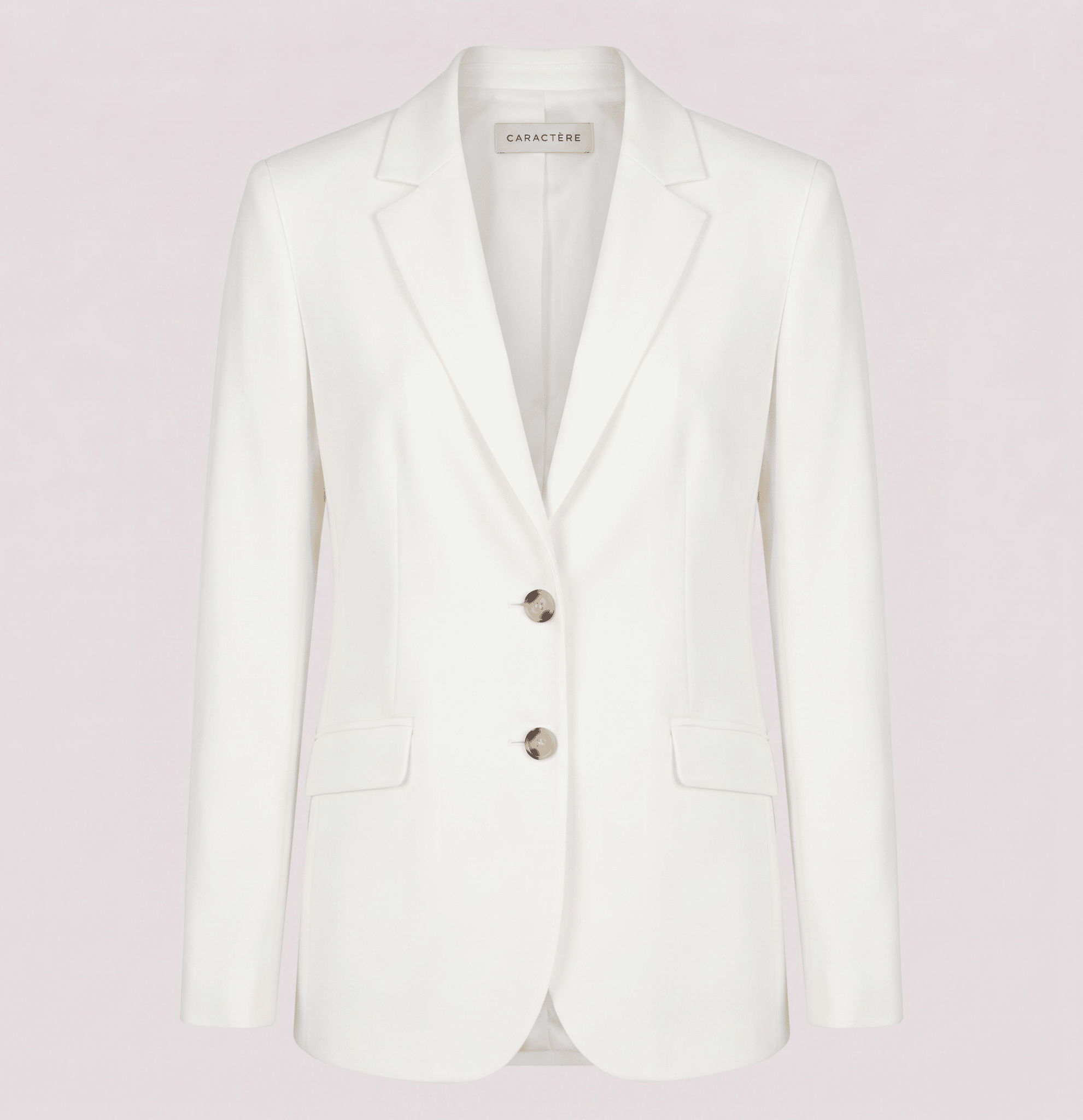 Blazer monopetto sartoriale con tasche con pattina - Caractère
