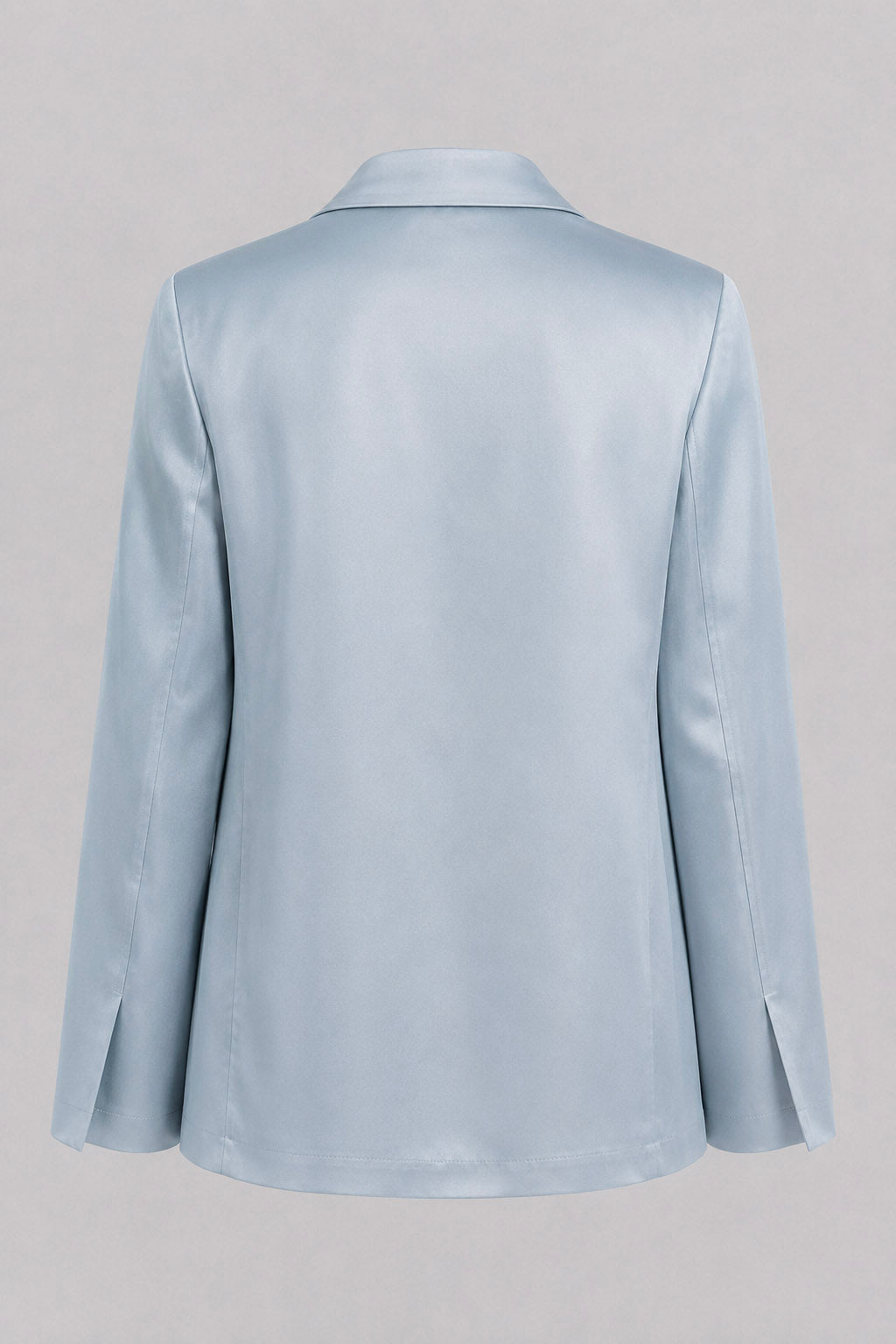 Blazer Monopetto Satinato con Revers - Caractère
