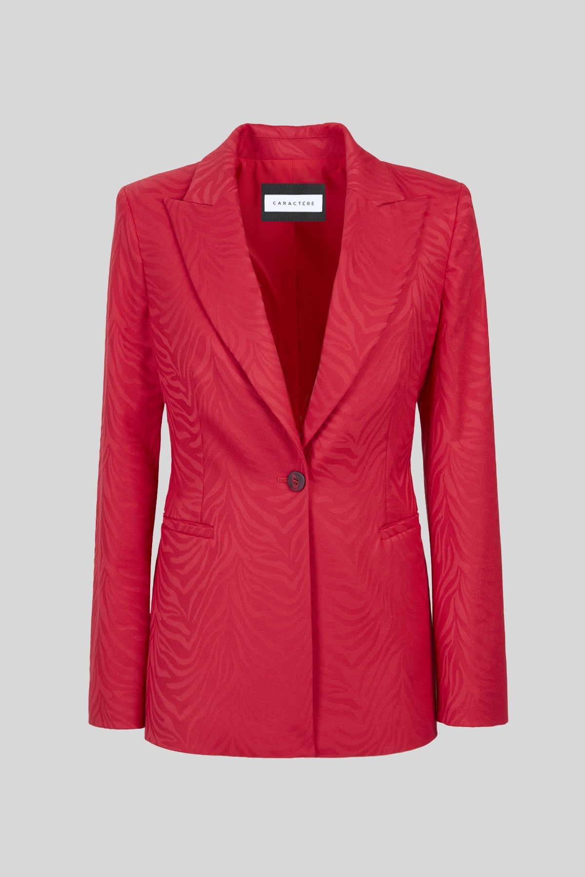 Blazer raso jacquard - Caractère