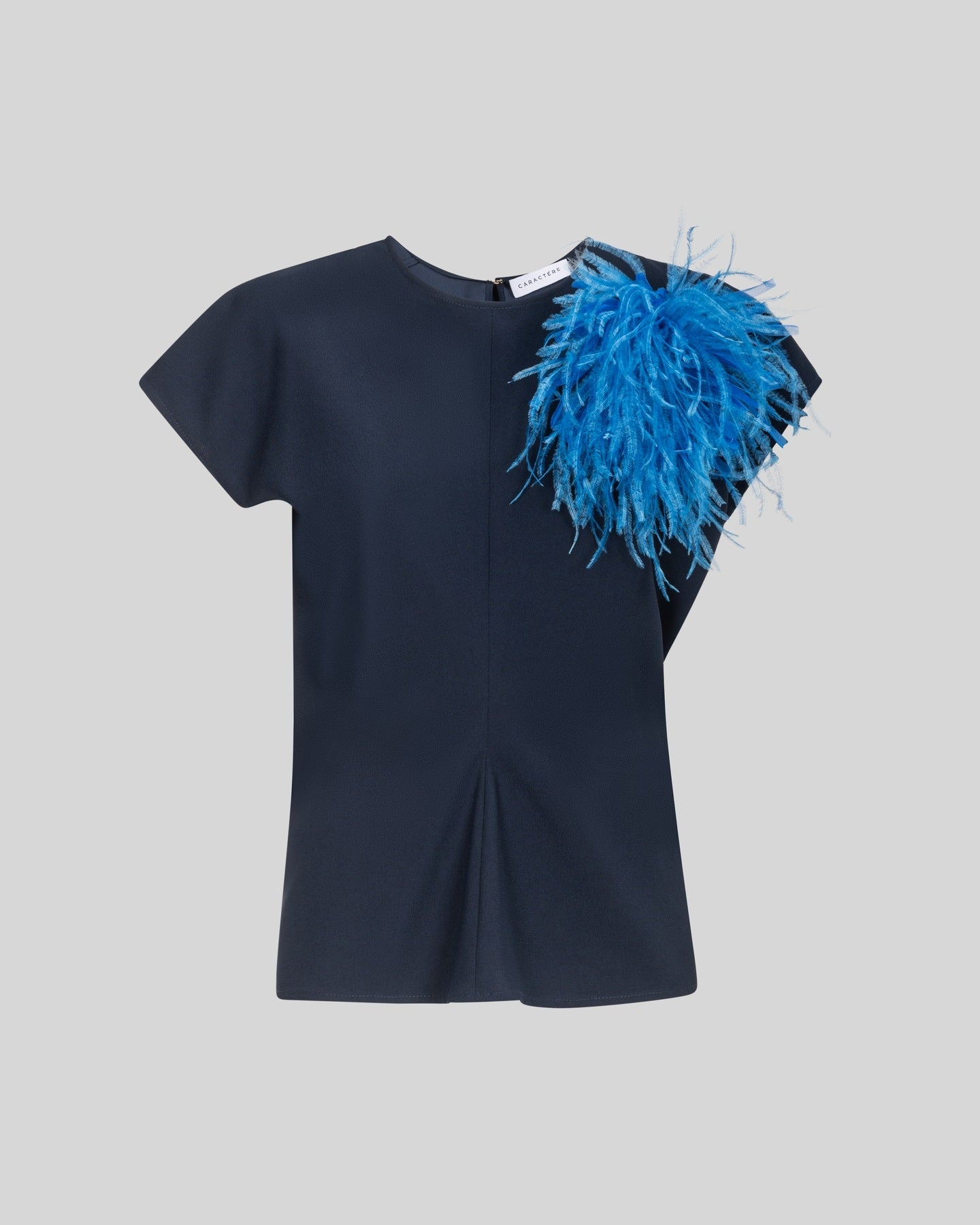 Blusa Elegante in Crepe con Vita Stretta - Caractère