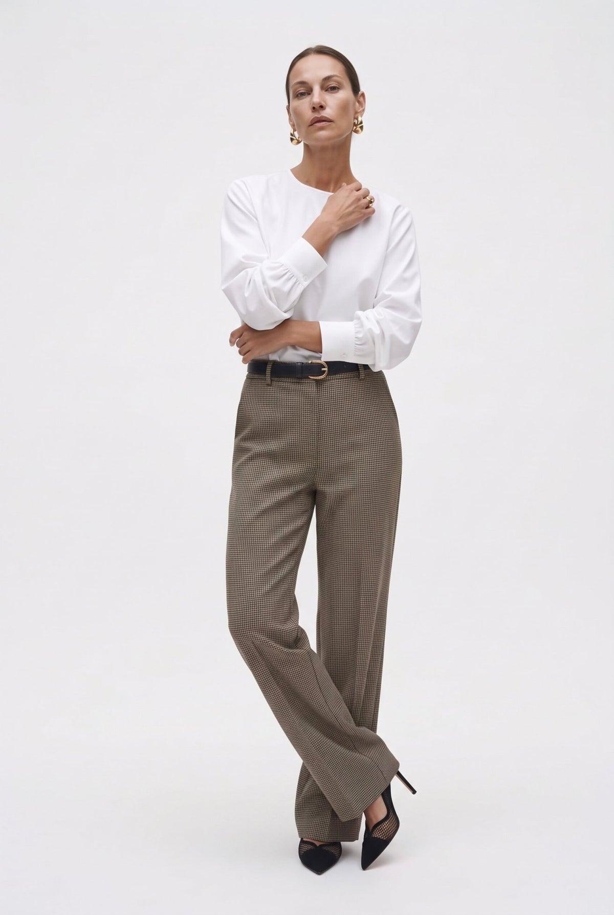 Blusa Girocollo in Cotone - Caractère