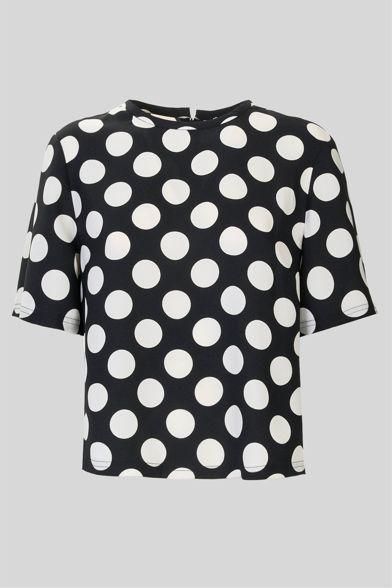 Blusa maniche corte a pois - Caractère