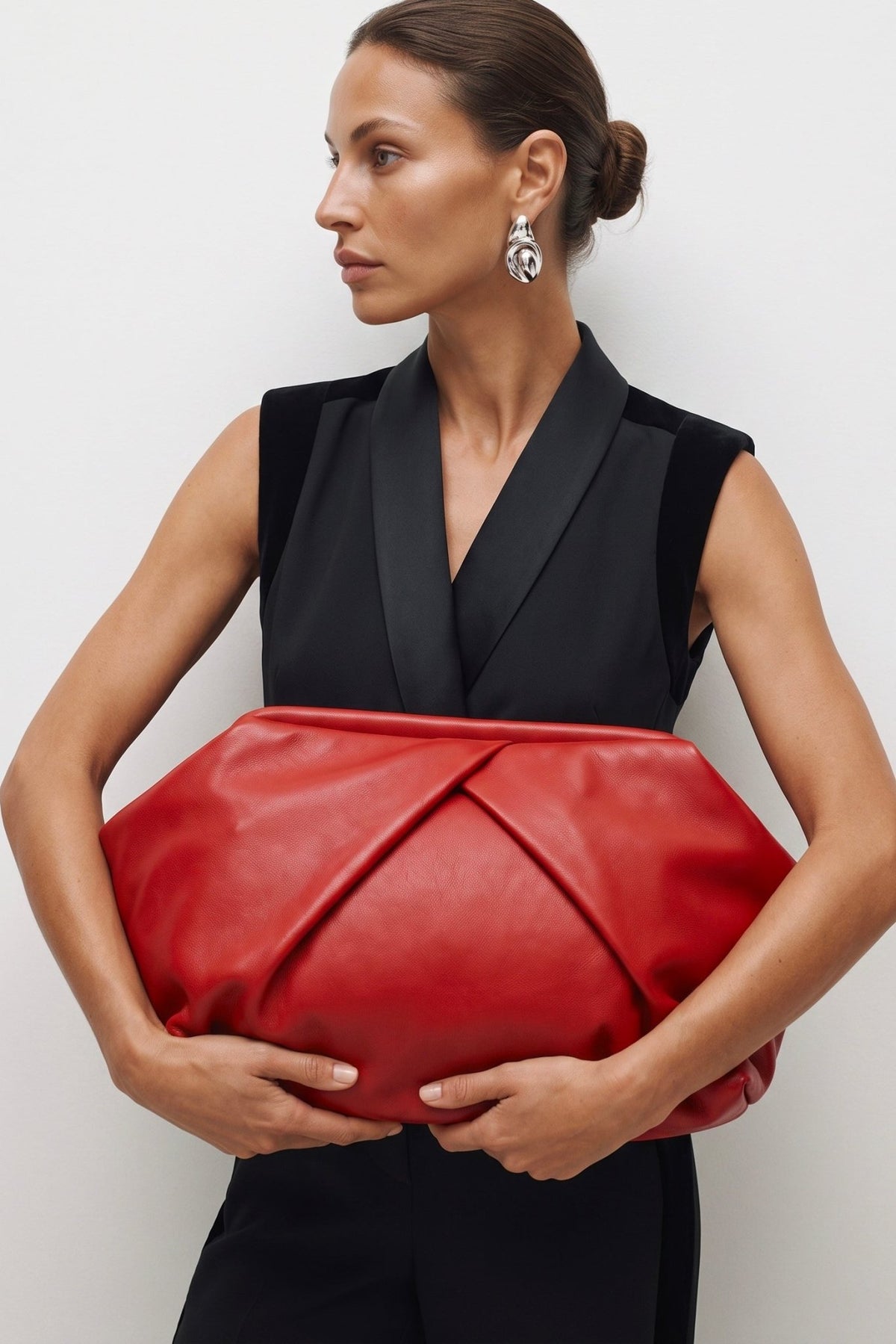 Borsa Clutch Donna in Simil Pelle - Caractère