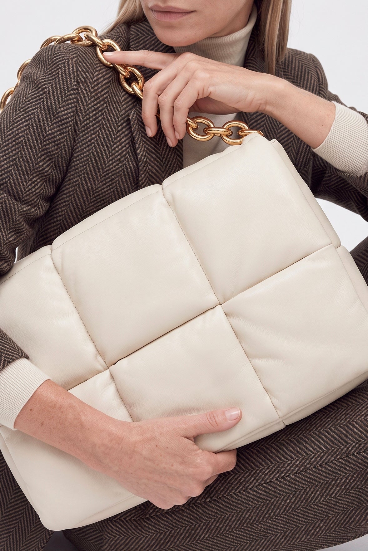 Borsa Donna Pouch in Simil Pelle - Caractère