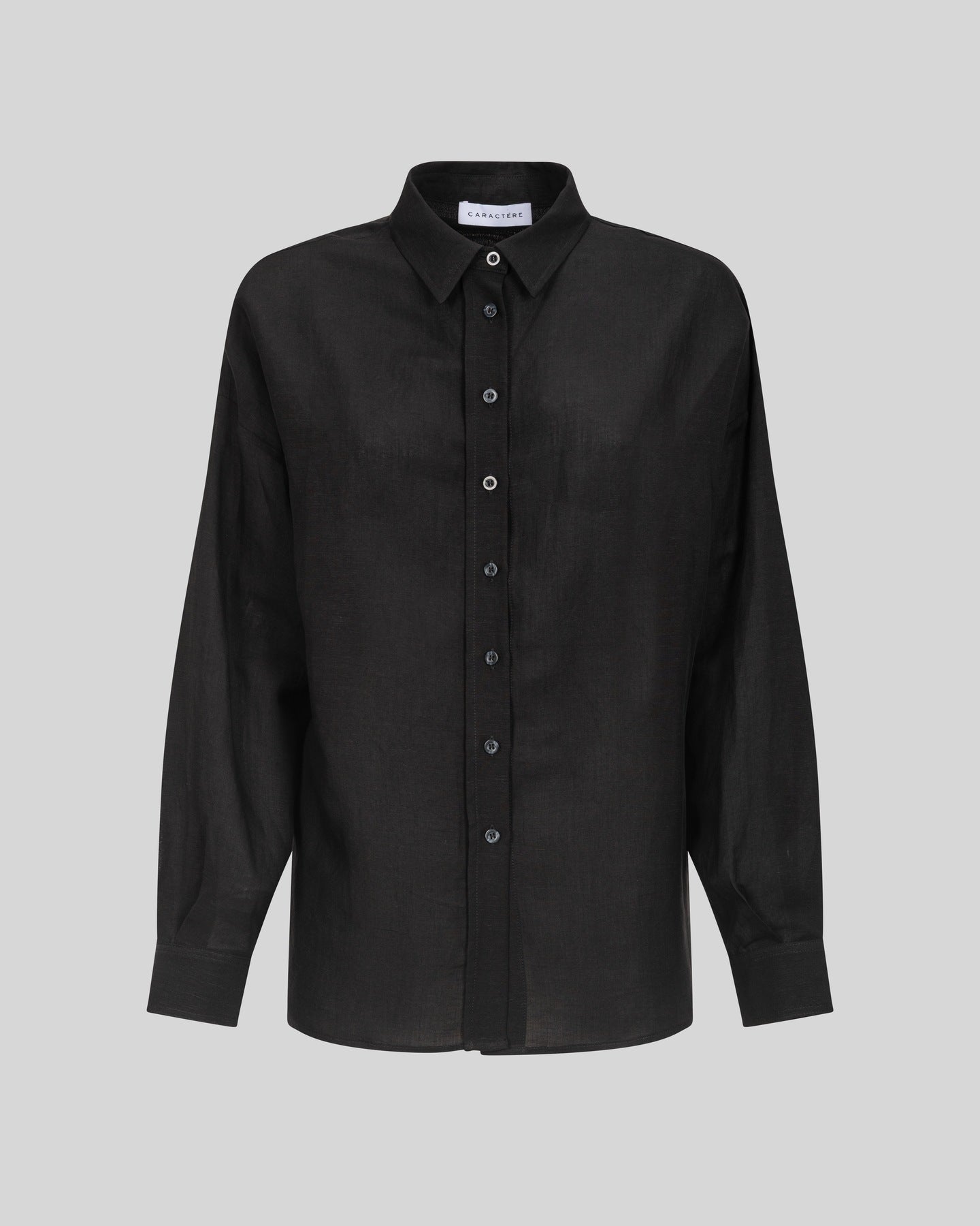 Camicia a manica lunga con colletto classico - Caractère