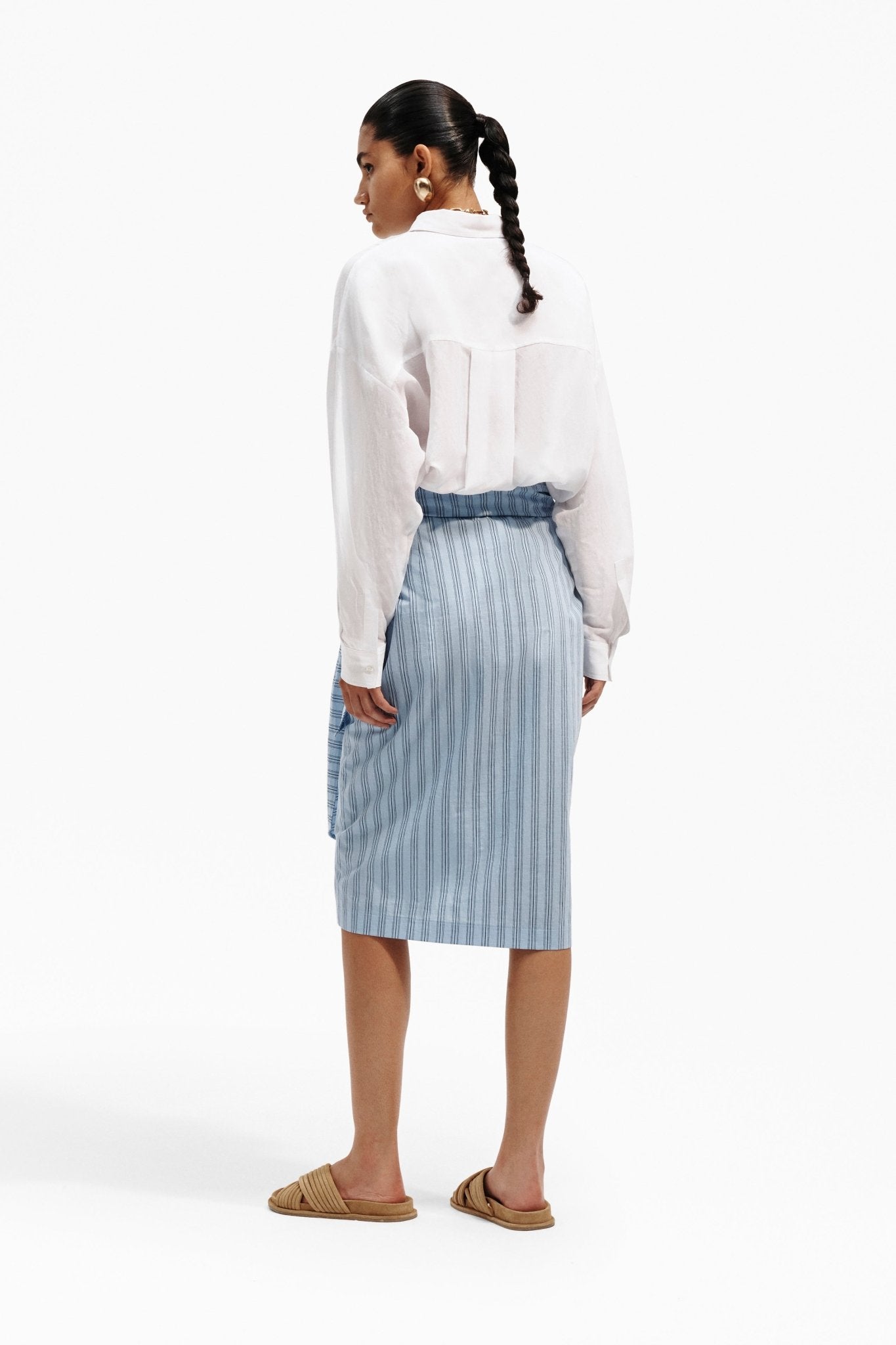 Camicia a manica lunga con colletto classico - Caractère