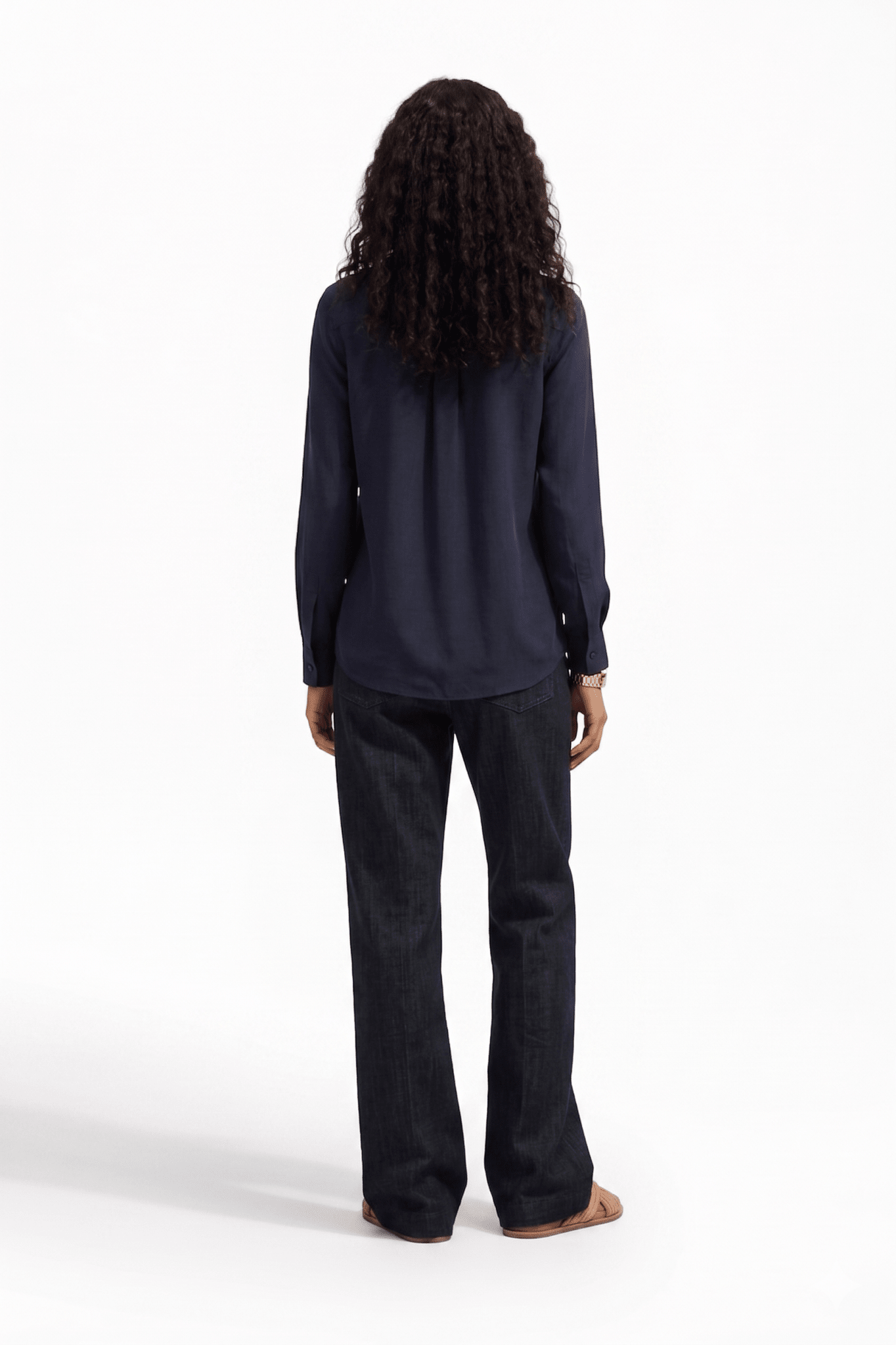 Camicia a manica lunga con colletto classico - Caractère