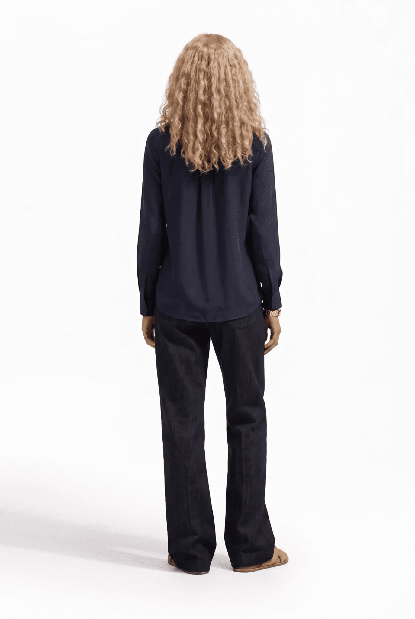 Camicia Donna Elegante a Manica Lunga Colletto Classico – Raffinata da Ufficio - Caractère