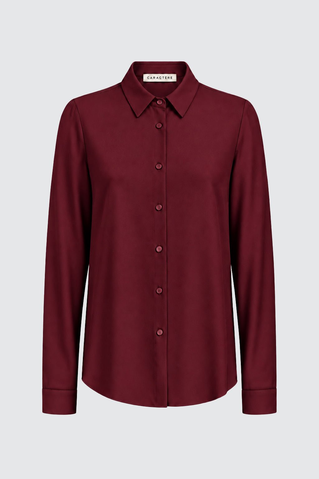 Camicia Donna Elegante a Manica Lunga Colletto Classico – Raffinata da Ufficio - Caractère