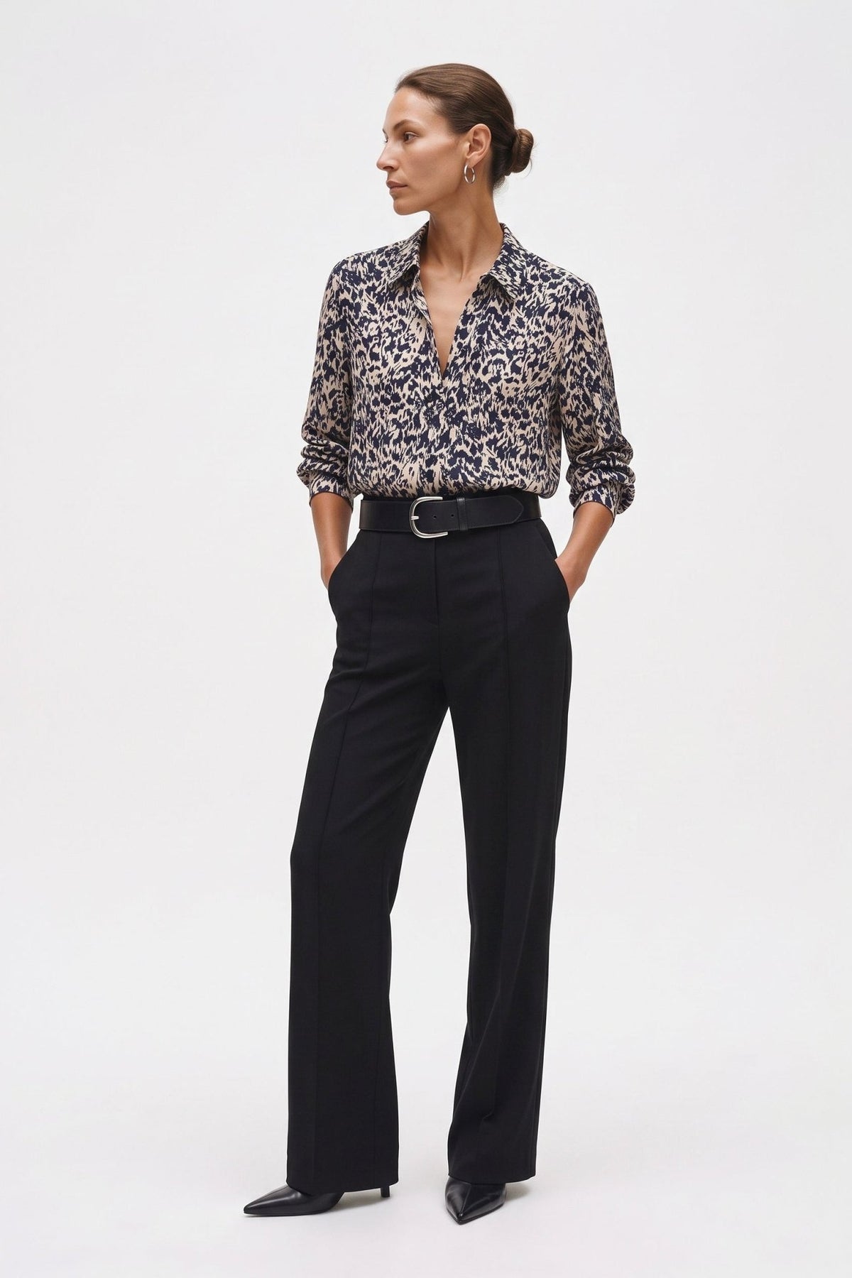 Camicia Donna Elegante in Simil Seta - Caractère