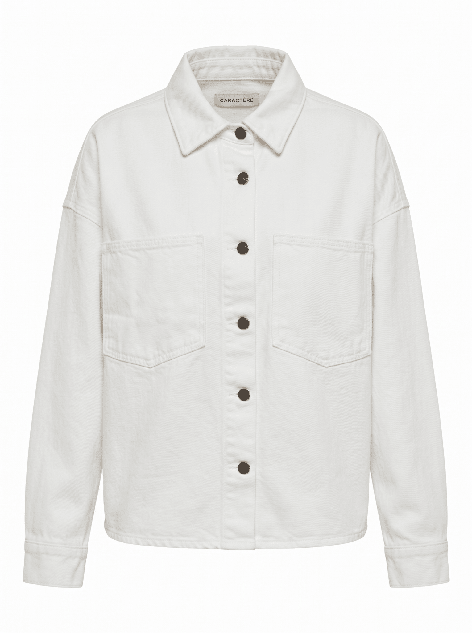 Camicia Donna in Denim di Cotone con Tasche Frontali - Caractère