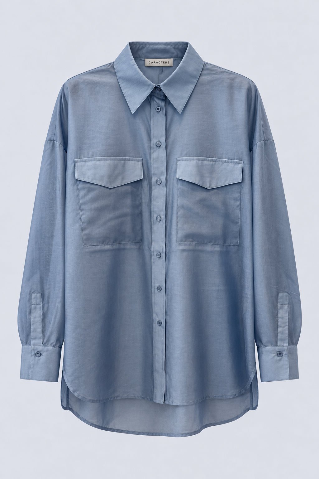 Camicia Donna in Mussola Maniche Lunghe – Leggera e Traspirante - Caractère