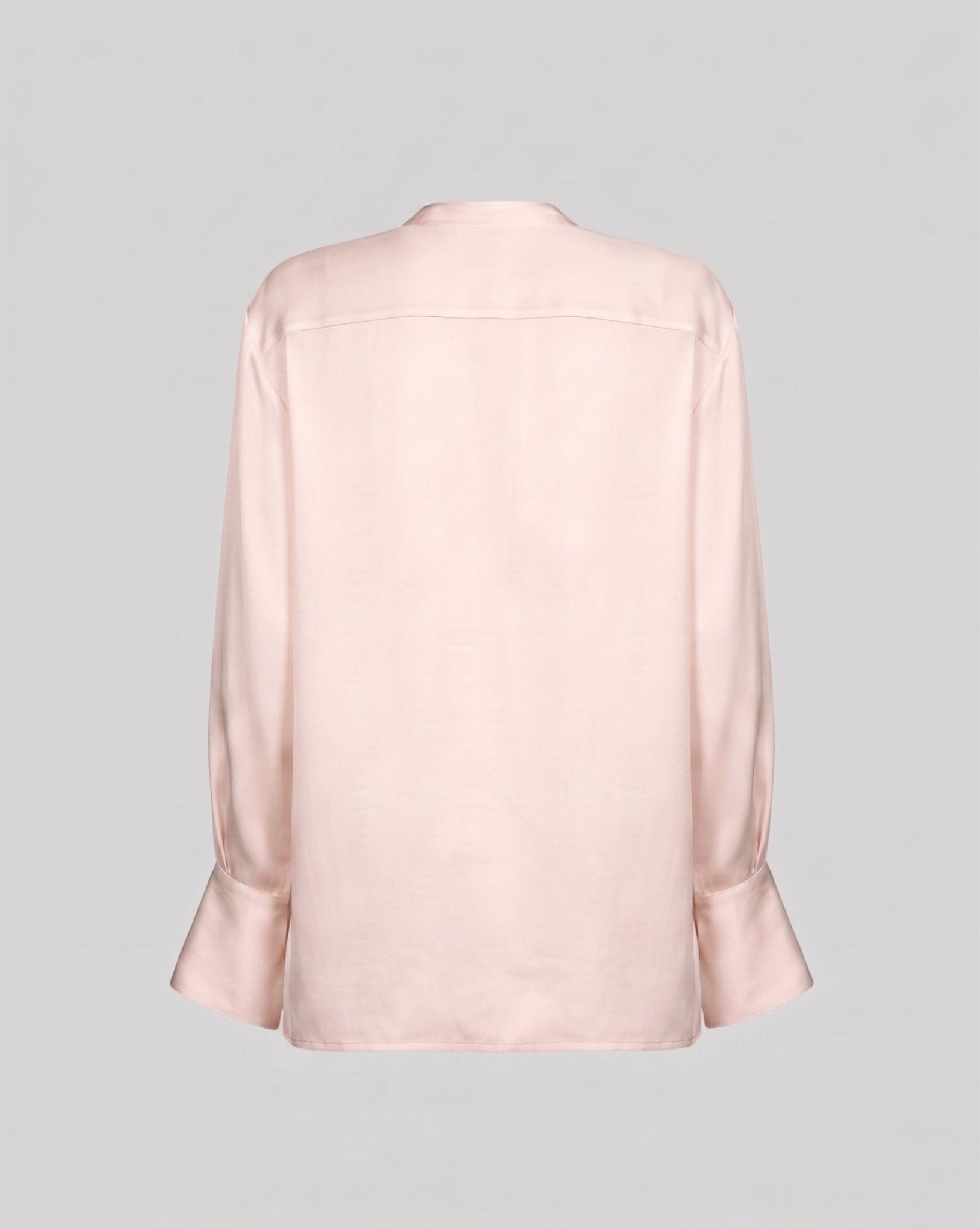 Camicia in satin con linea morbida e design essenziale - Caractère