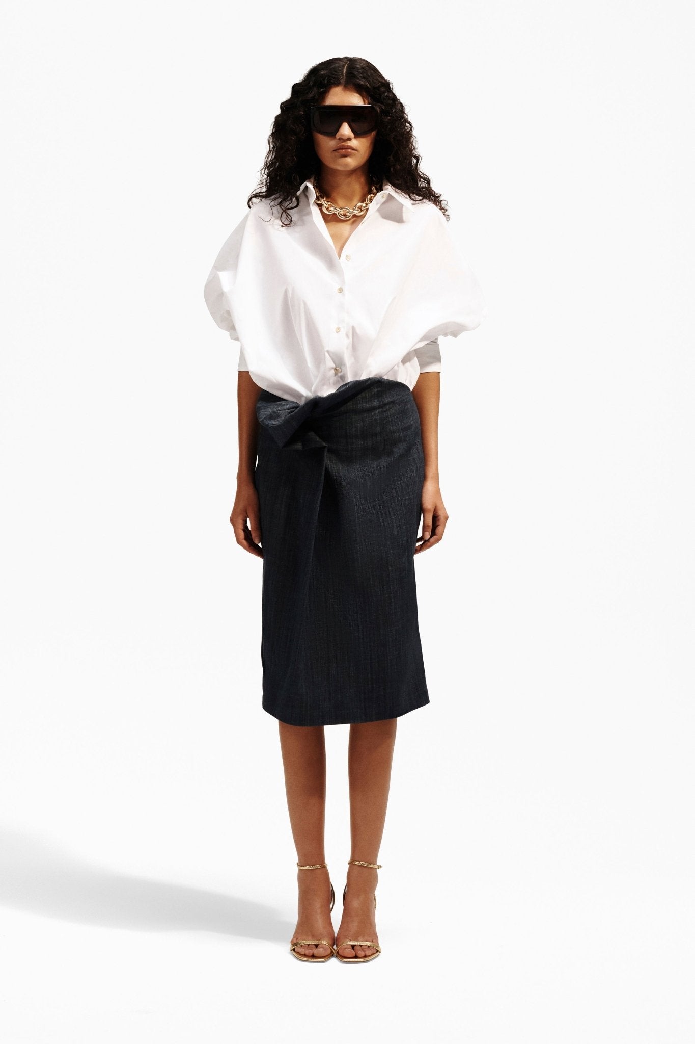 Camicia oversize in cotone - Caractère